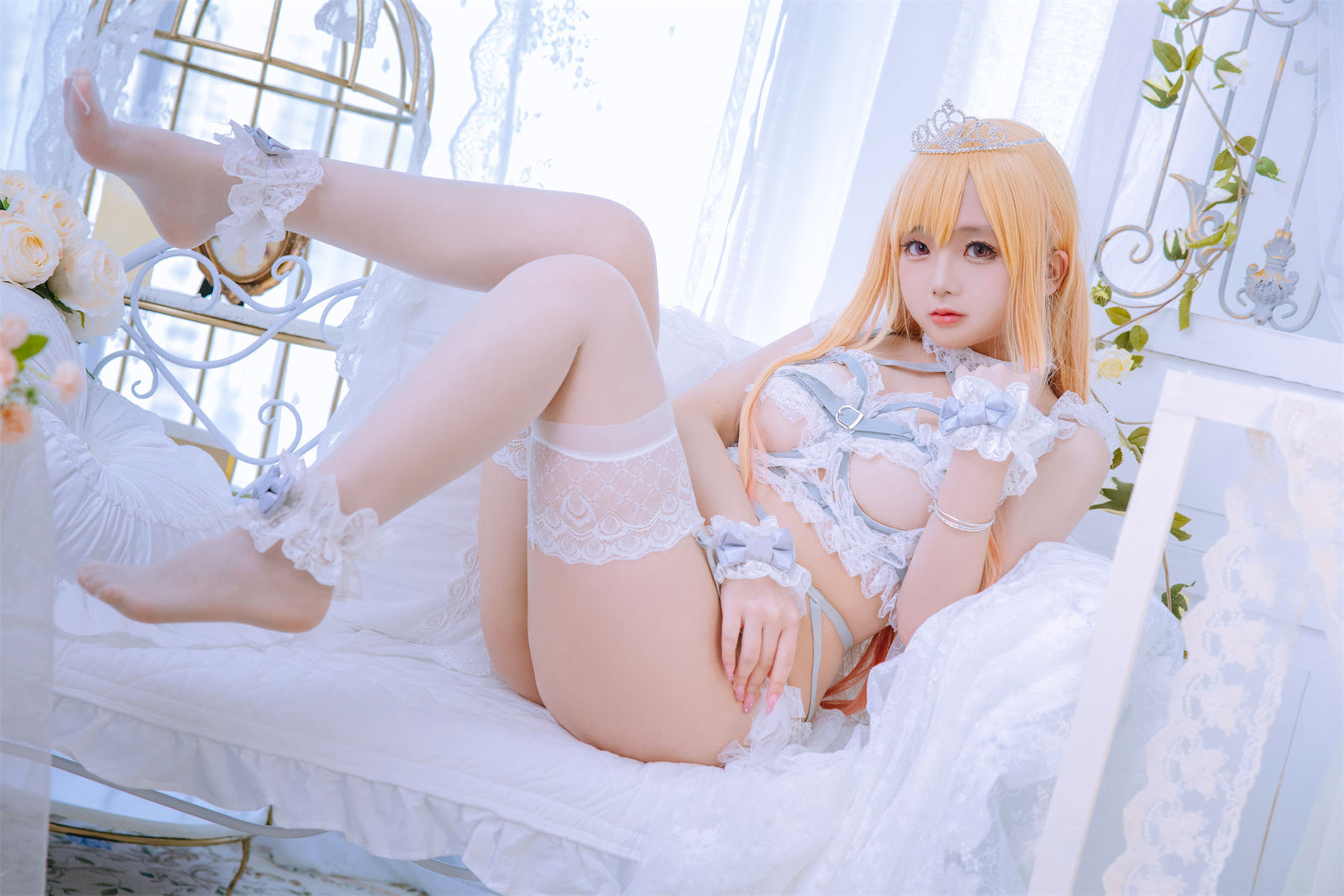 Cosplay日奈娇 – 喜多川海梦 花嫁 [71P]