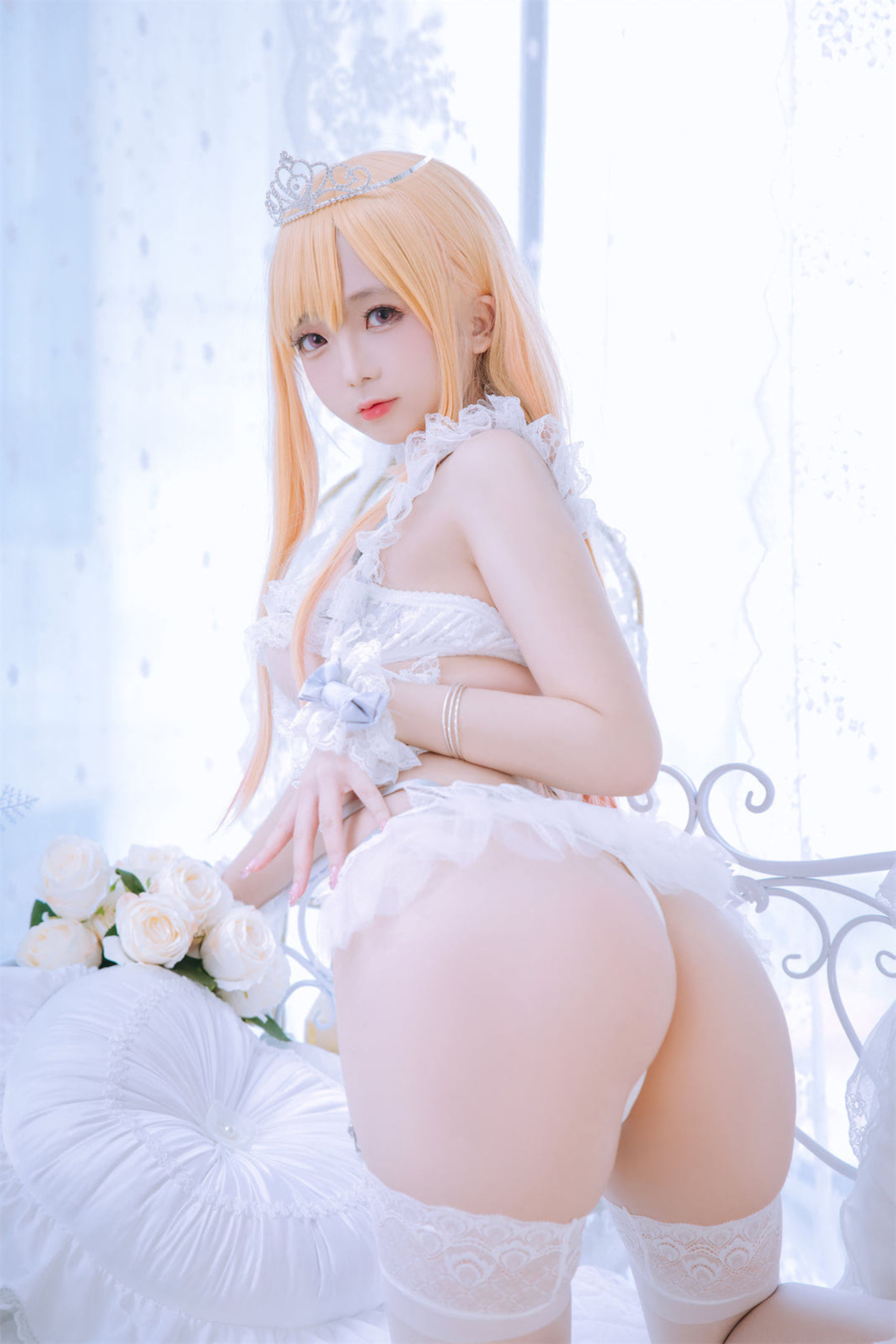 Cosplay日奈娇 – 喜多川海梦 花嫁 [71P]