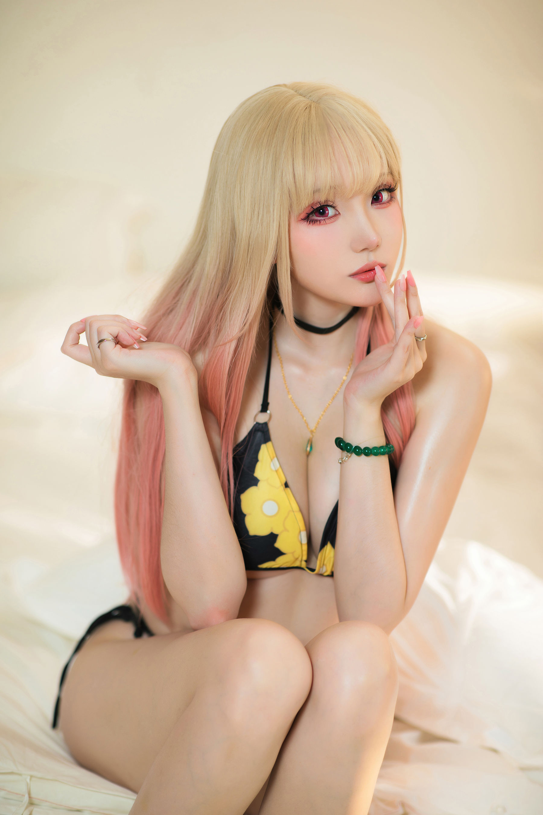 Coser瓜希酱福利 – 喜多川海梦泳装 [20P]