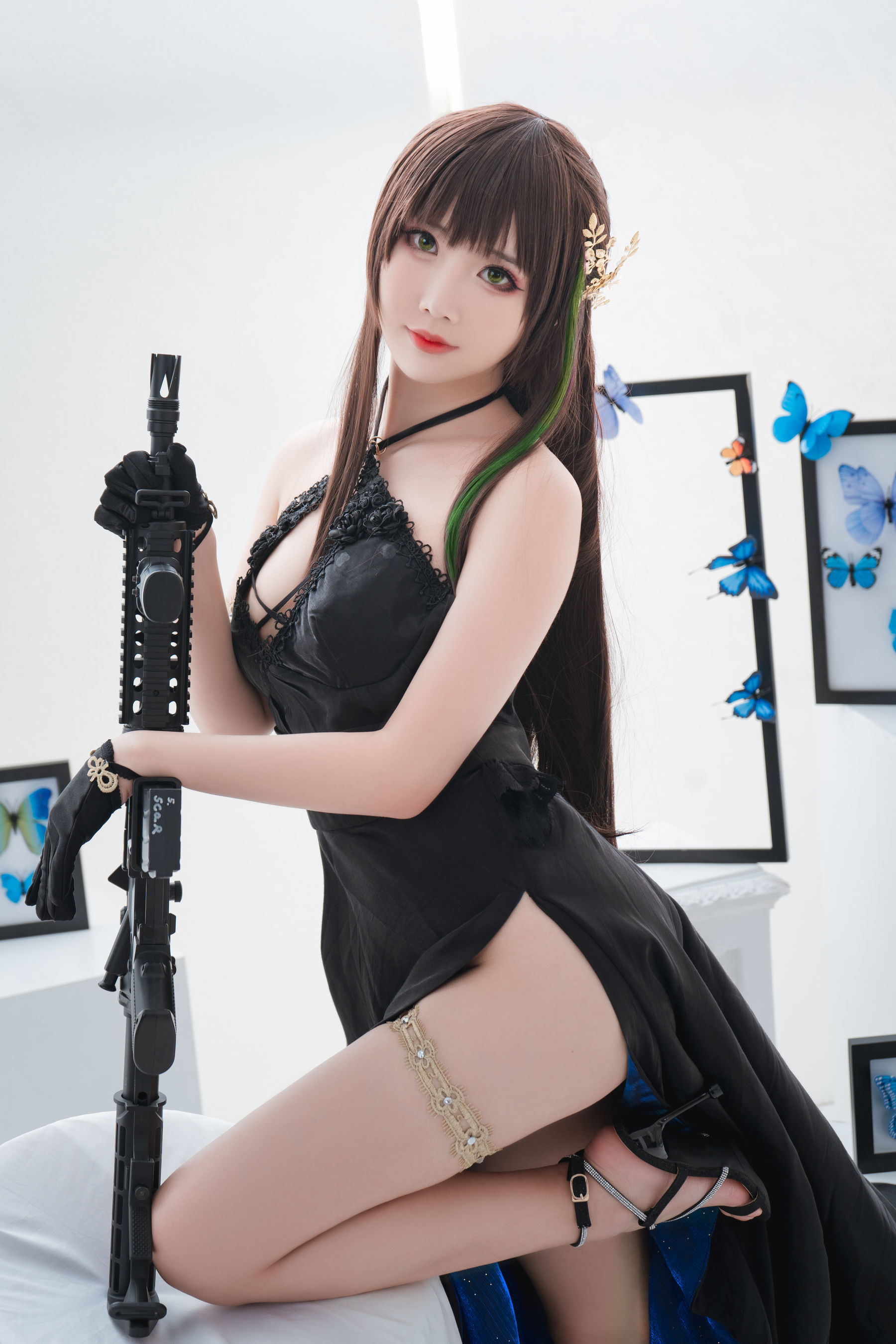 可爱人气Coser面饼仙儿 – M4A1 [21P]