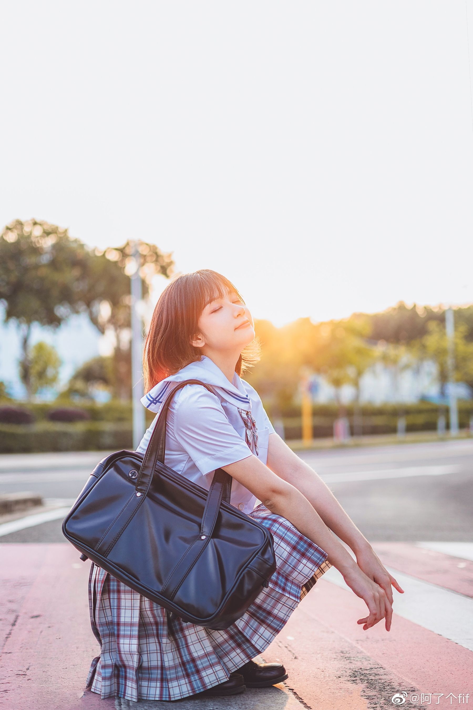 动漫博主阿了个fifi – 阳光JK [9P]