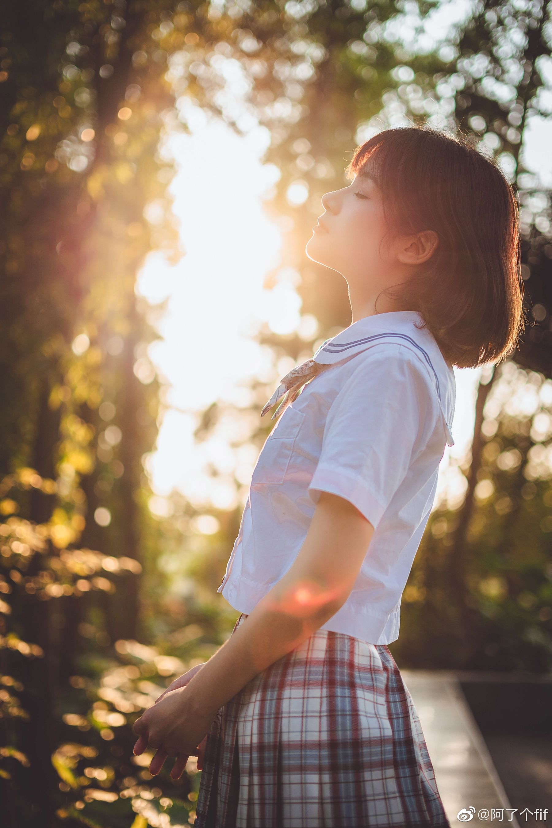 动漫博主阿了个fifi – 阳光JK [9P]