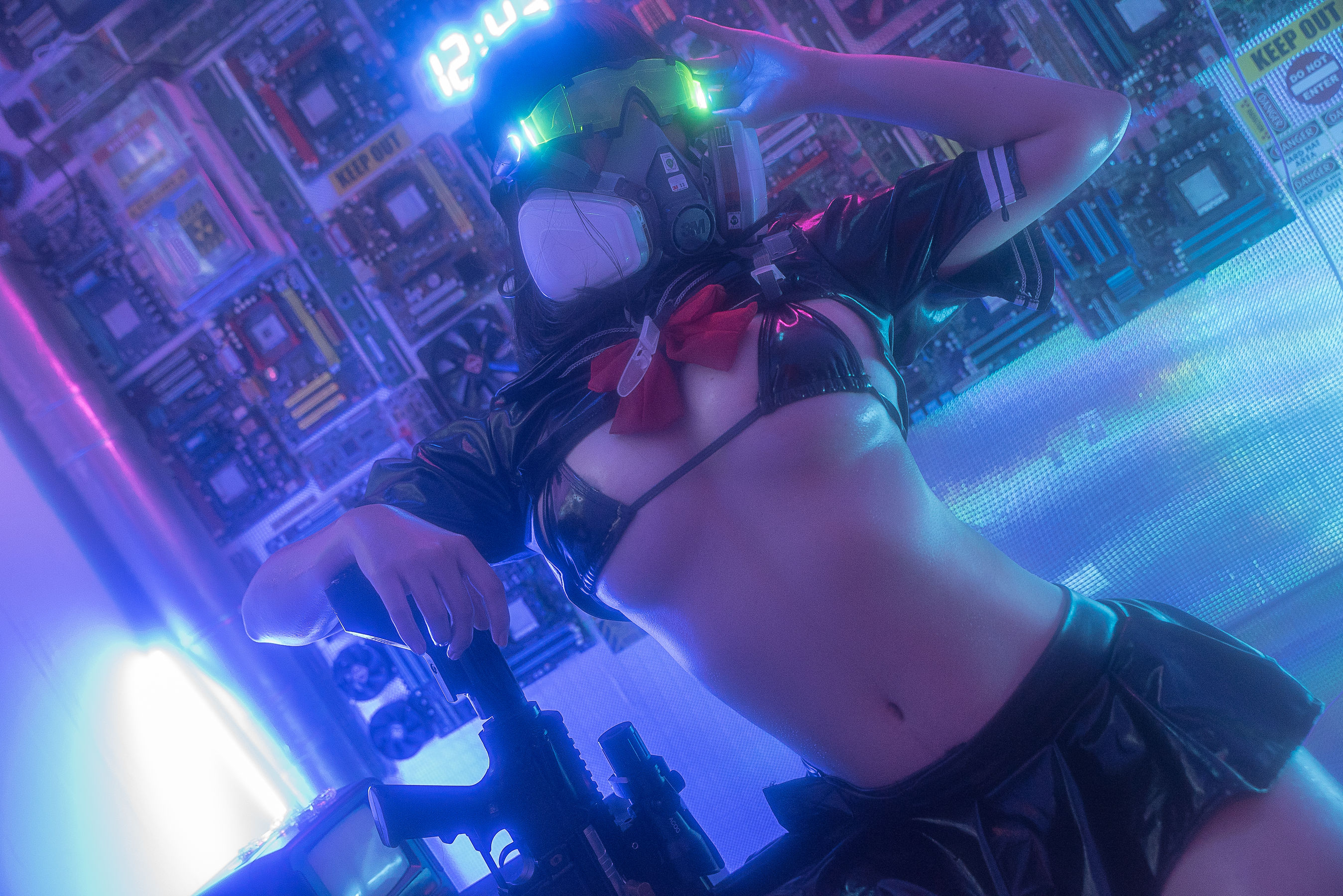 萌系小姐姐蜜汁猫裘 漆皮jk [17P]