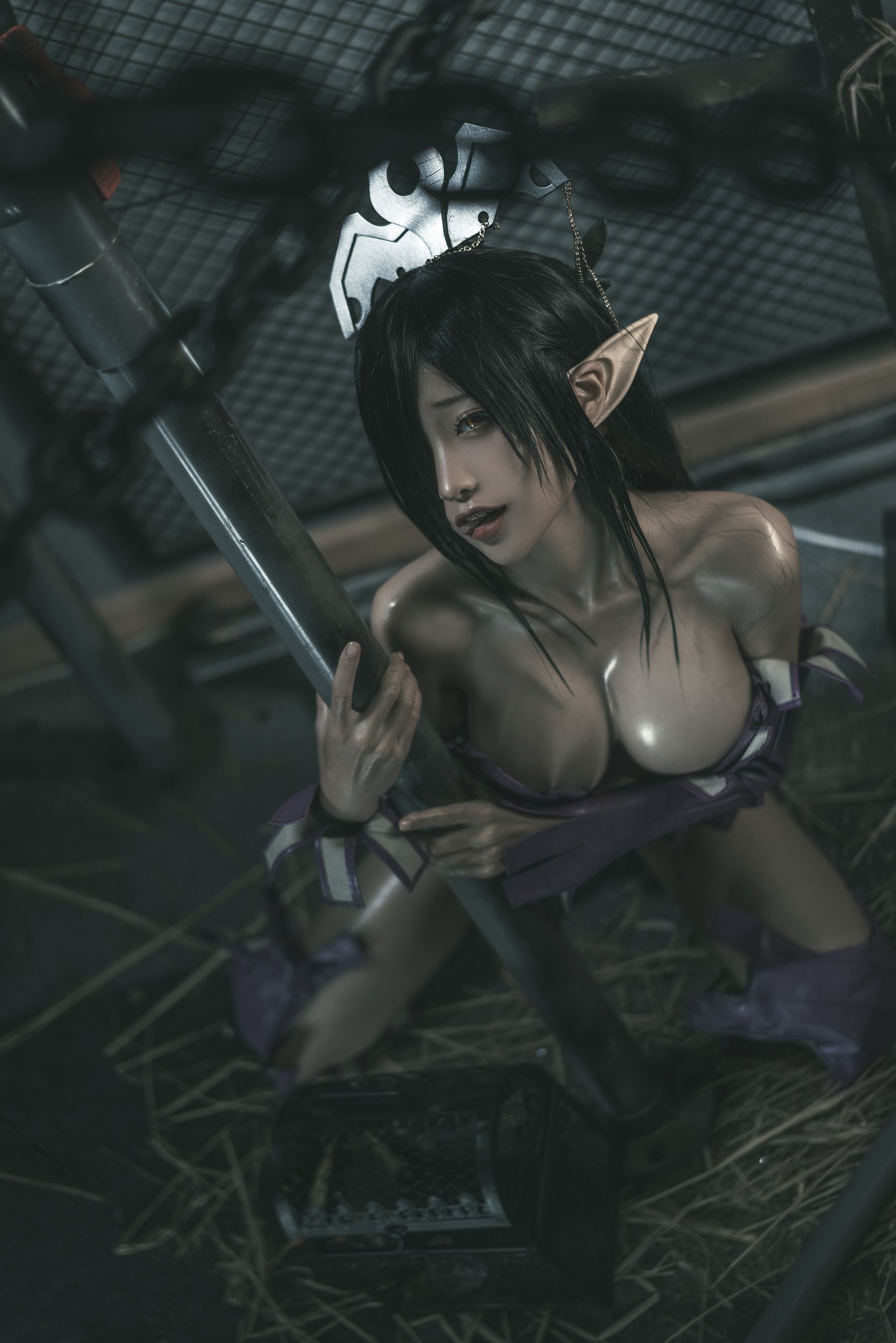 动漫博主蠢沫沫 – 黑兽女王 原设 [35P]