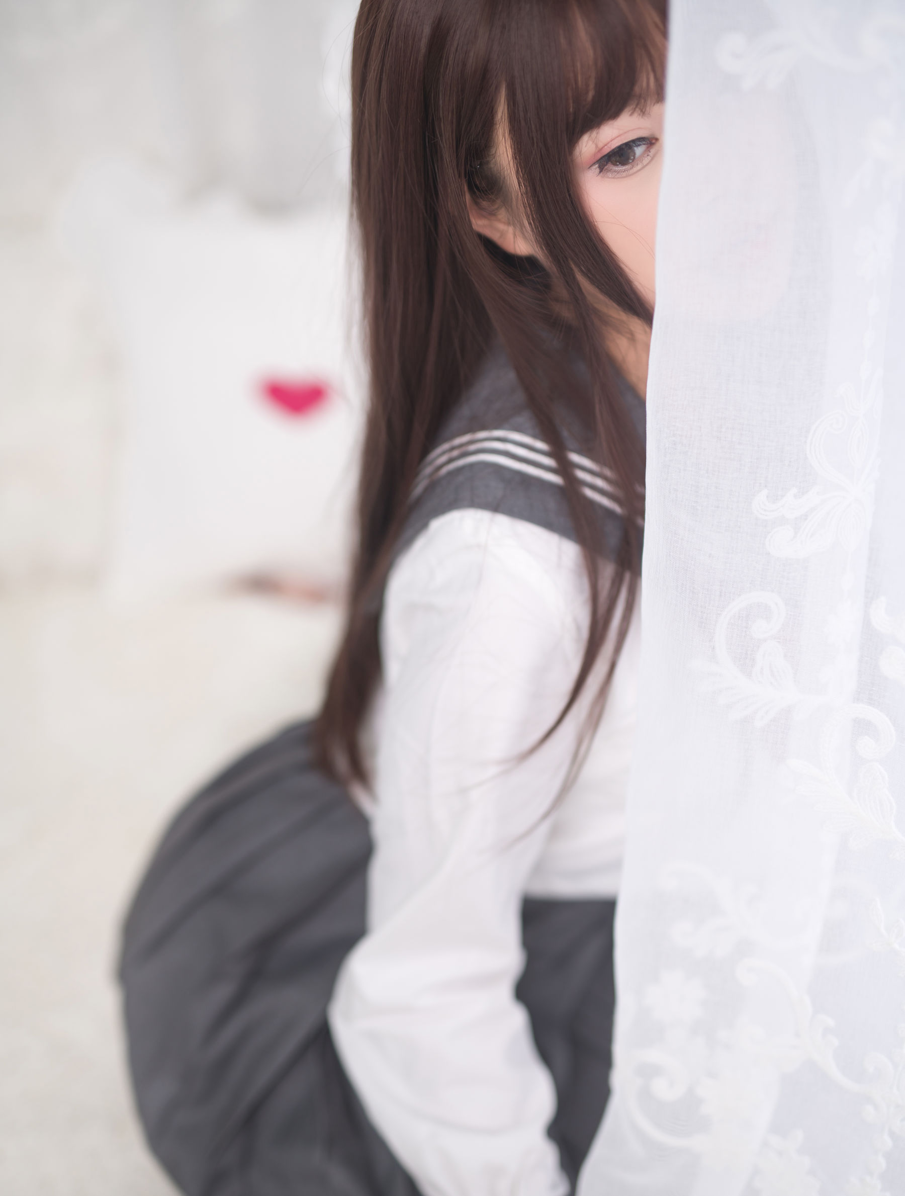 [Cosplay写真] 萌系小姐姐-白烨- – 黑丝制服少女 [60P]