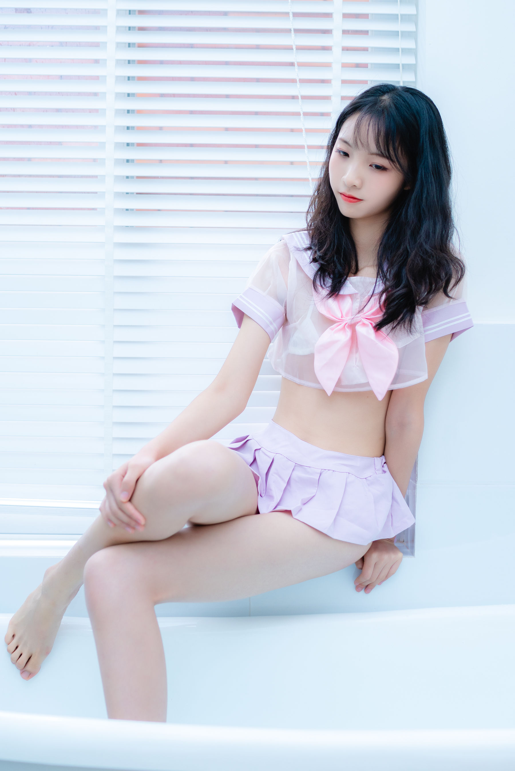 清纯妹子西瓜 私房浴缸 [23P]