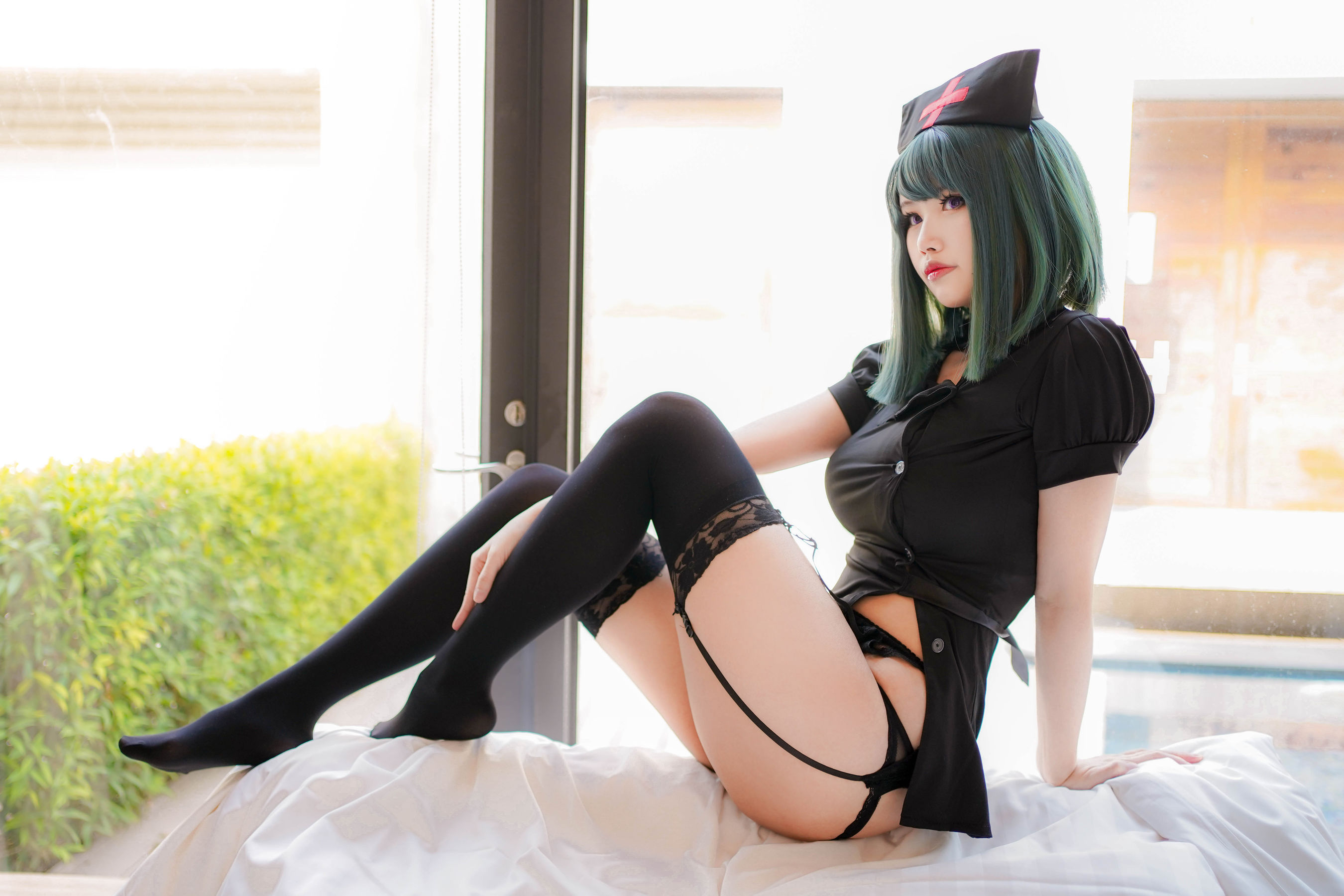 Coser萱-KaYa 暗黑护士 [20P]