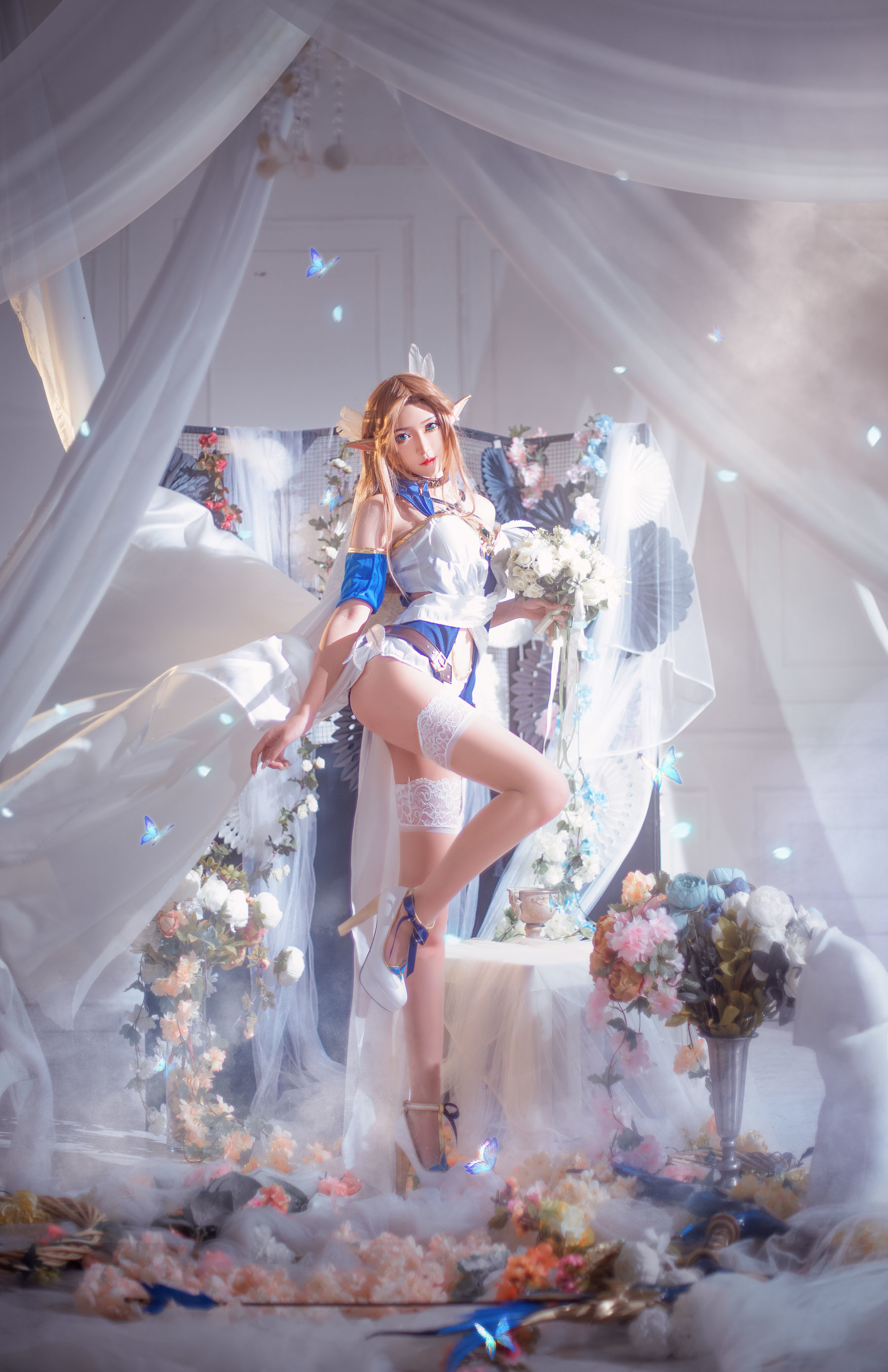 [萝莉COS] 腐团儿Ikaros – 蒂雅娘 [12P]