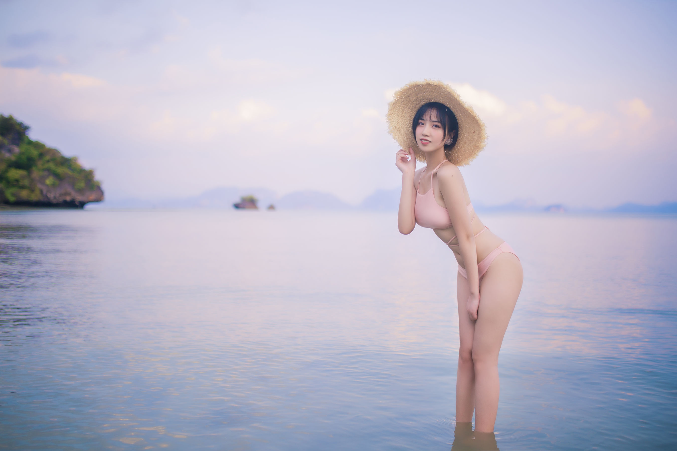 次元少女念雪ww – 粉色泳衣 [30P]