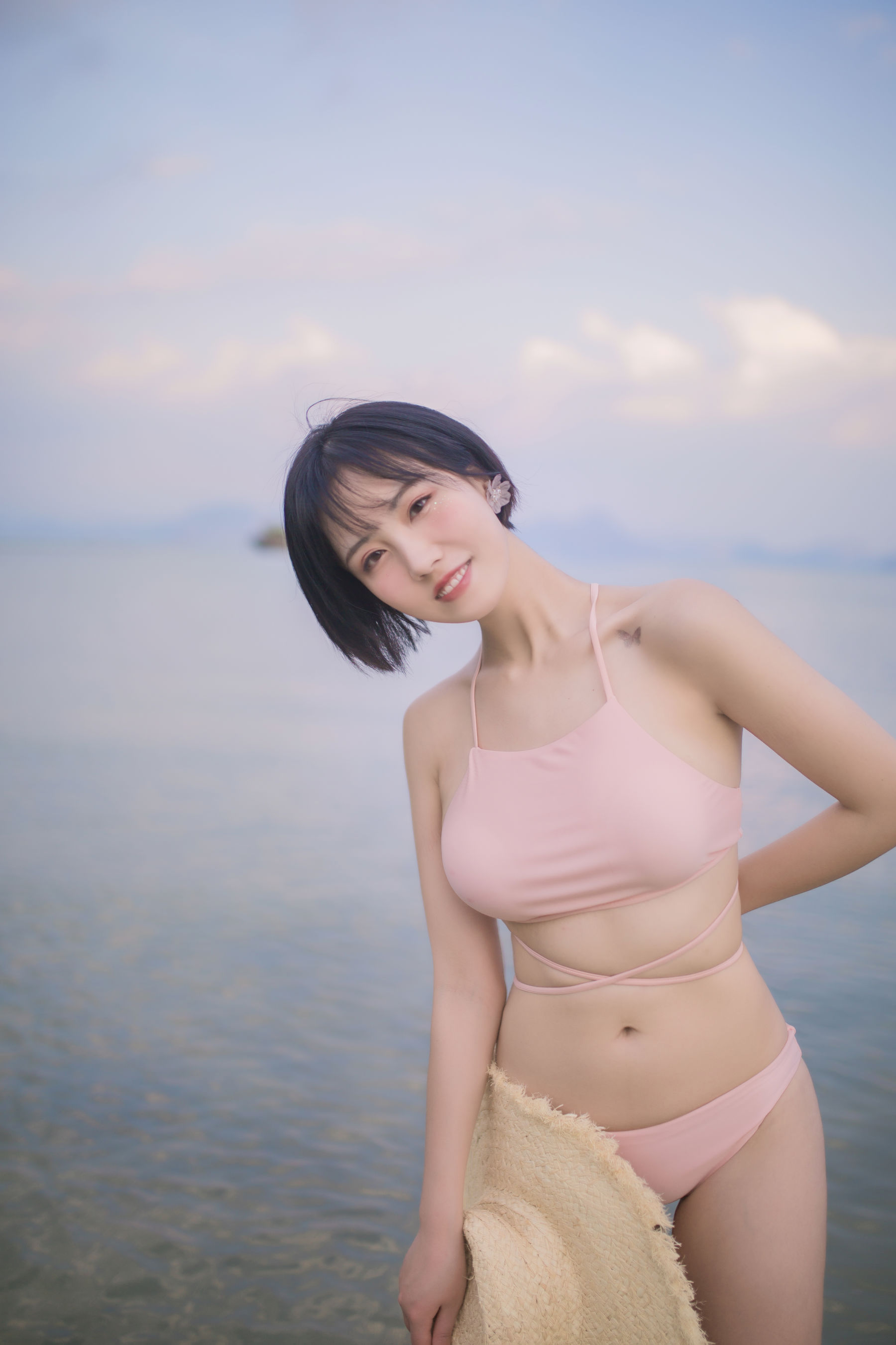 次元少女念雪ww – 粉色泳衣 [30P]