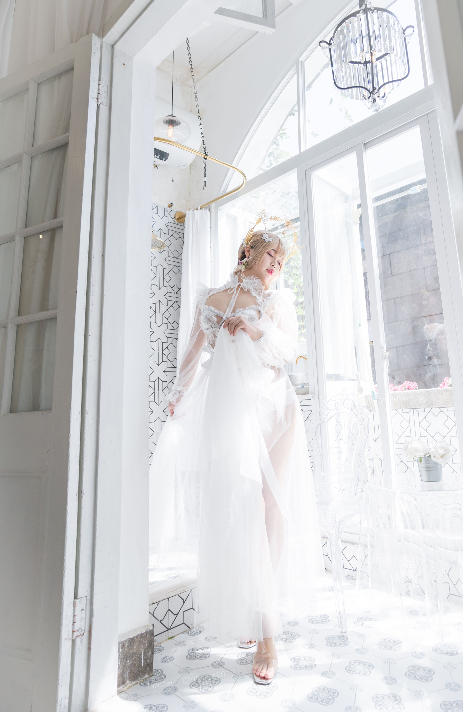 萌系小姐姐-白烨- – 珍珠花嫁 [66P]