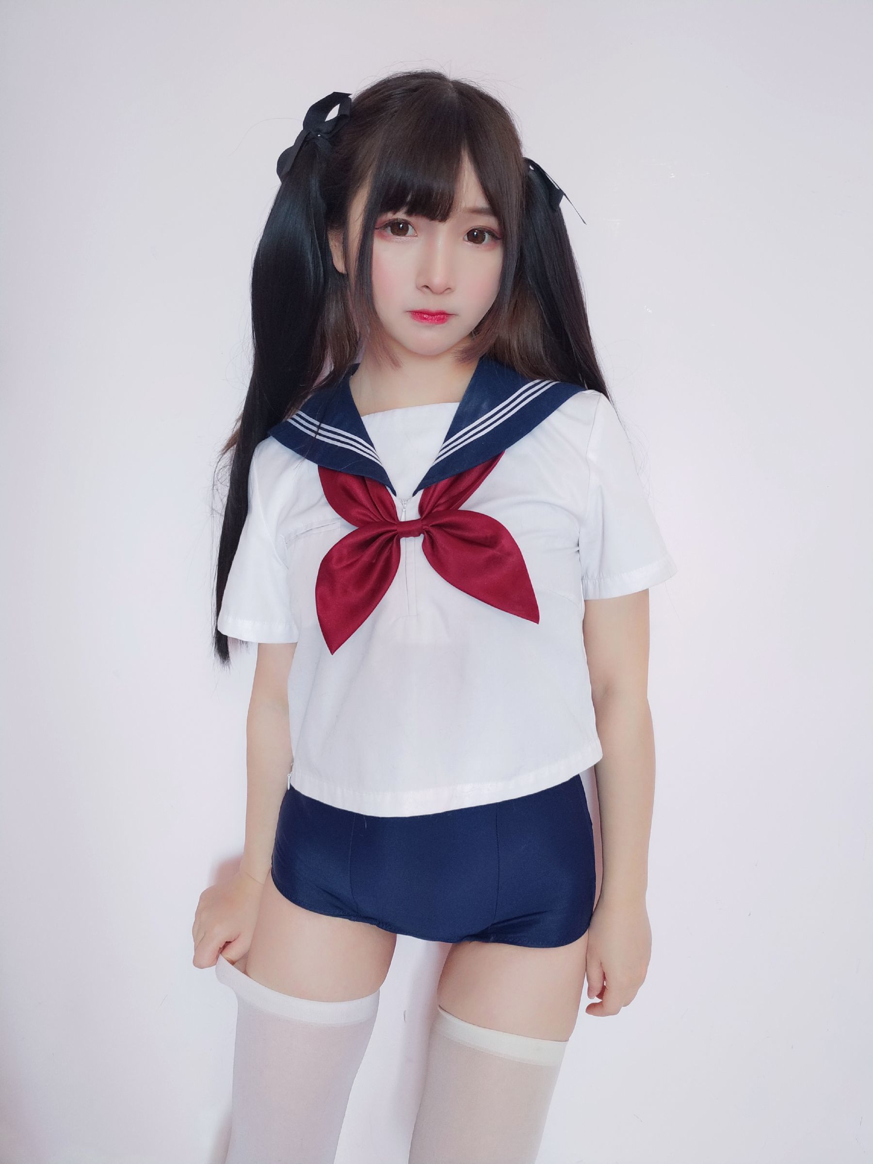 二次元美女古川kagura 水手服死库水 [16P]