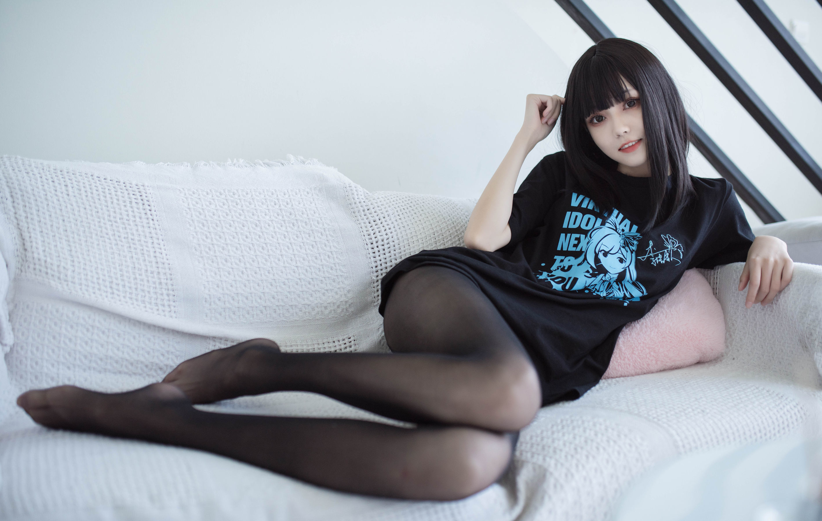 [萝莉COS] 小妖精你的负卿 – 居家私服+穹妹女仆 [17P]