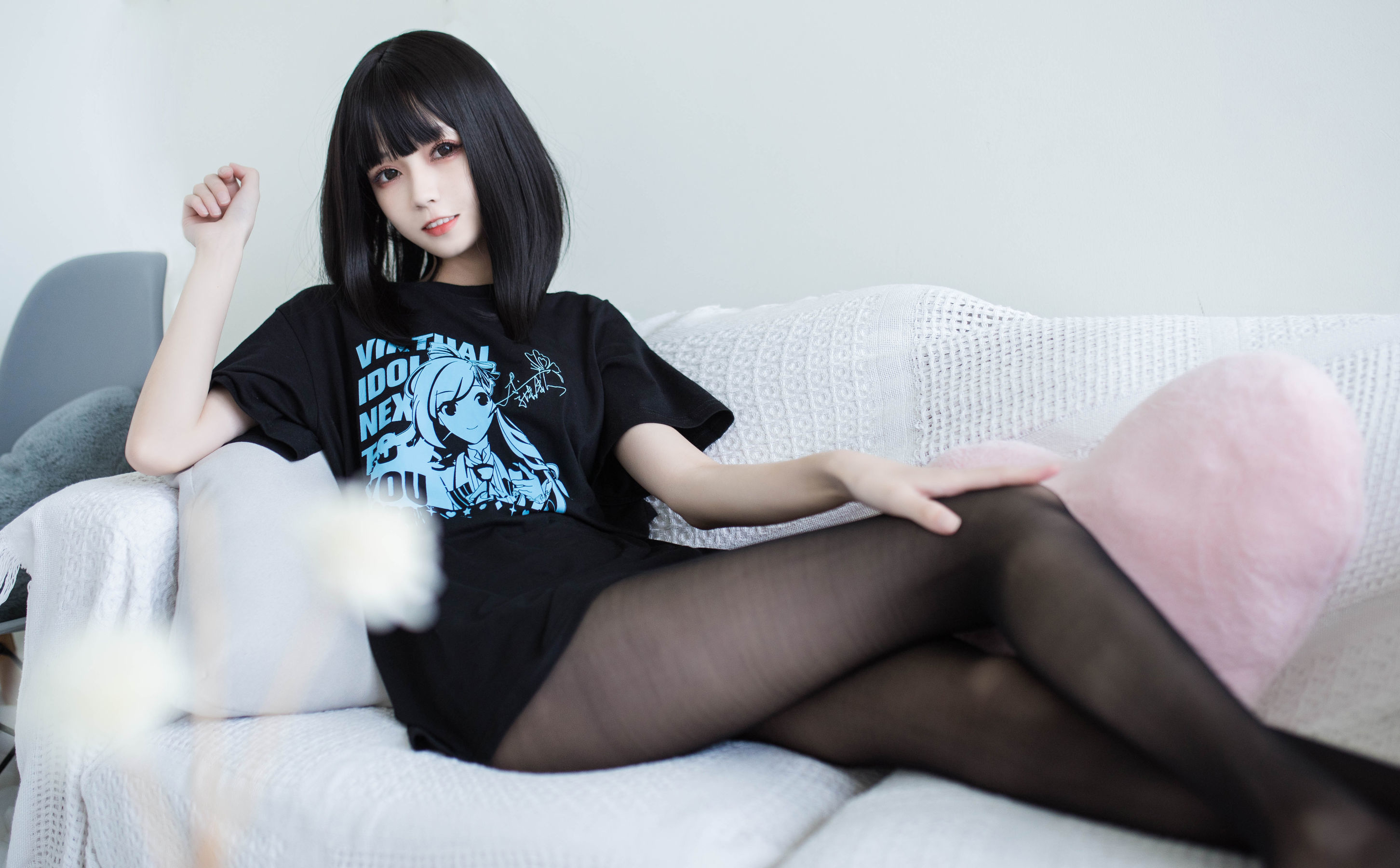 [萝莉COS] 小妖精你的负卿 – 居家私服+穹妹女仆 [17P]