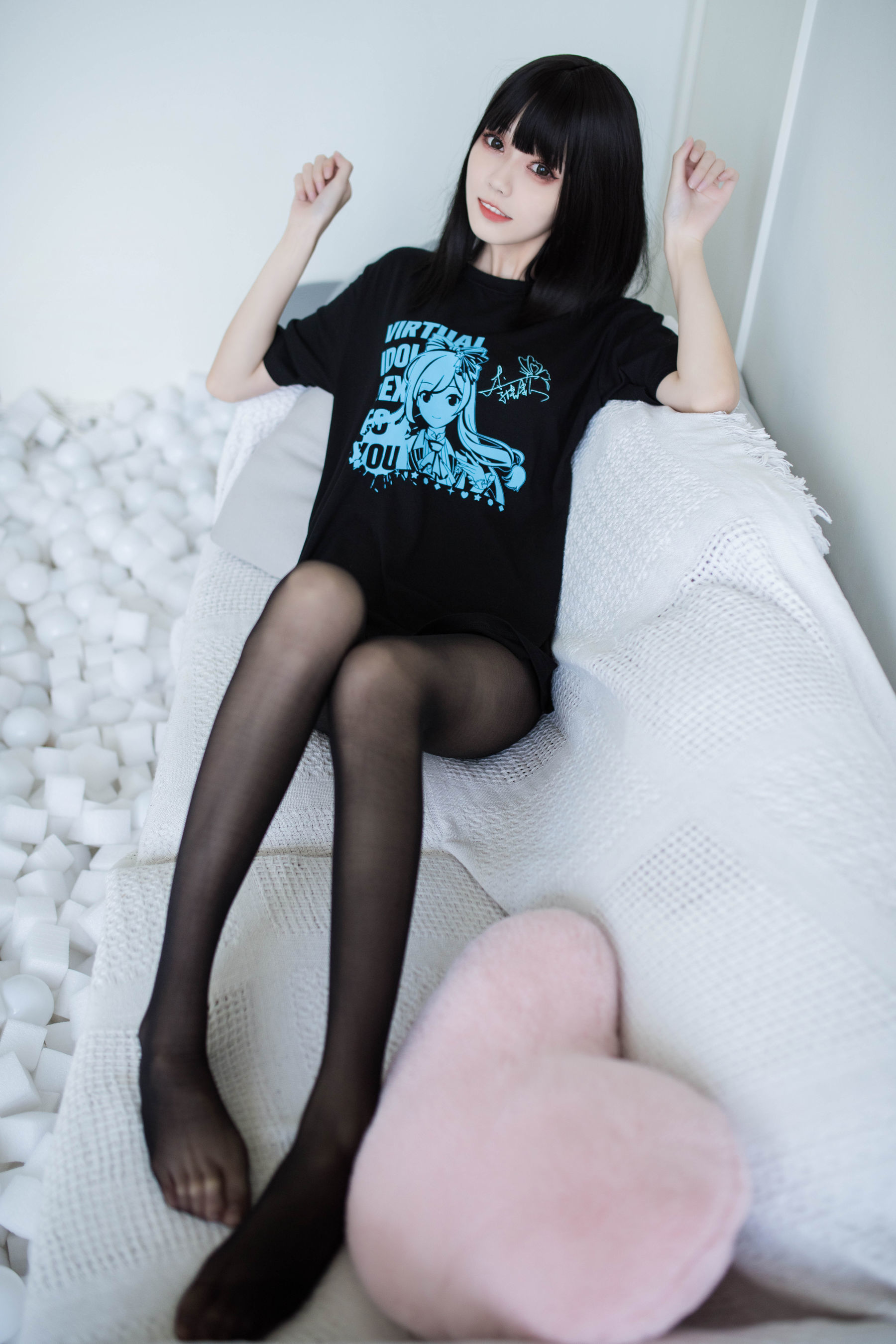 [萝莉COS] 小妖精你的负卿 – 居家私服+穹妹女仆 [17P]