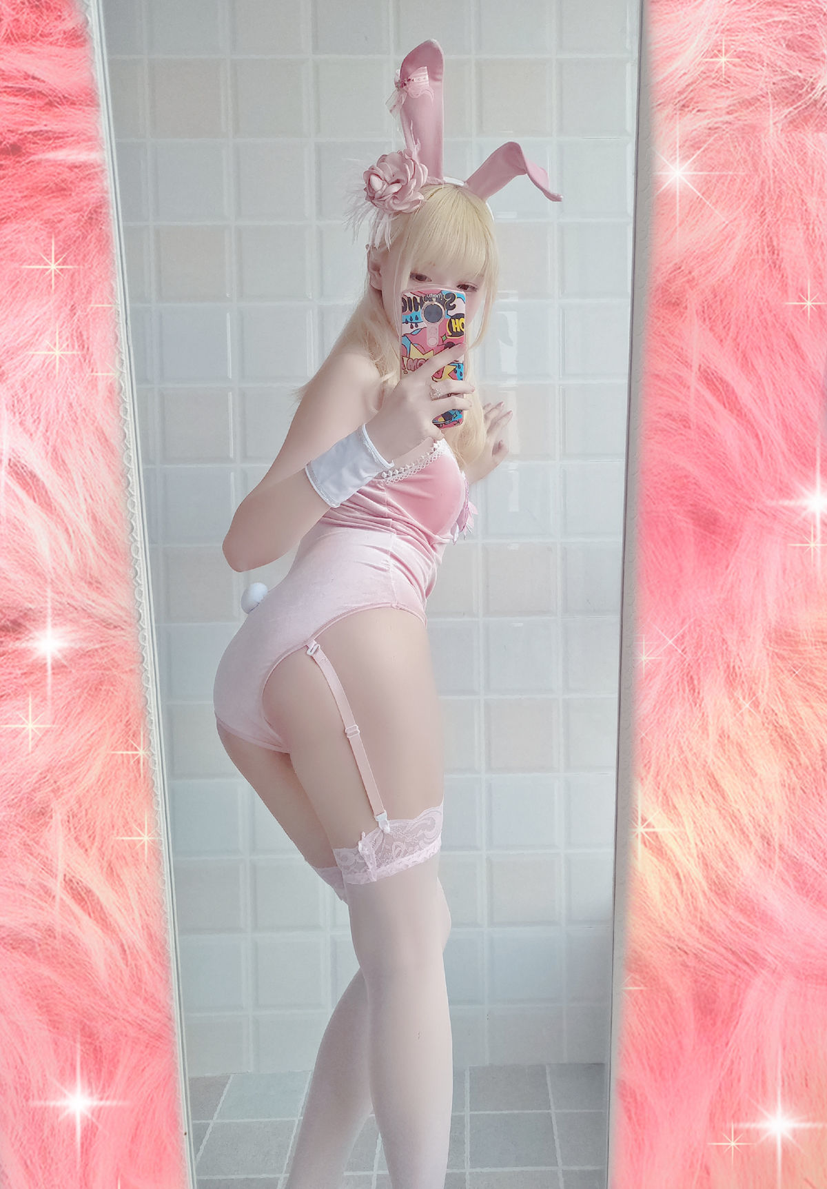 [萝莉COS] 星之迟迟 VOL.01 粉红泡泡包 [56P]