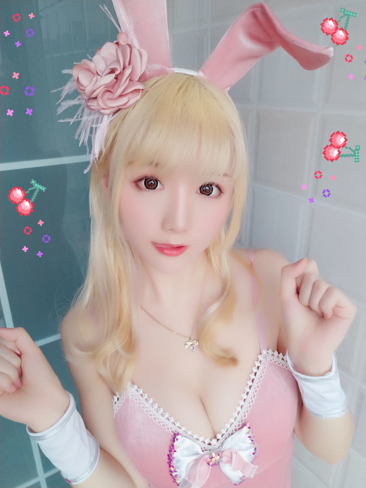 [萝莉COS] 星之迟迟 VOL.01 粉红泡泡包 [56P]