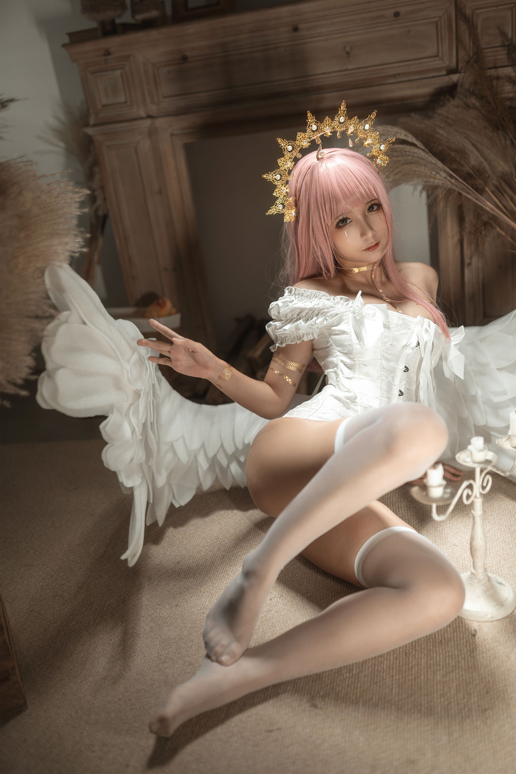 动漫博主蠢沫沫 – 圣天使 [40P]