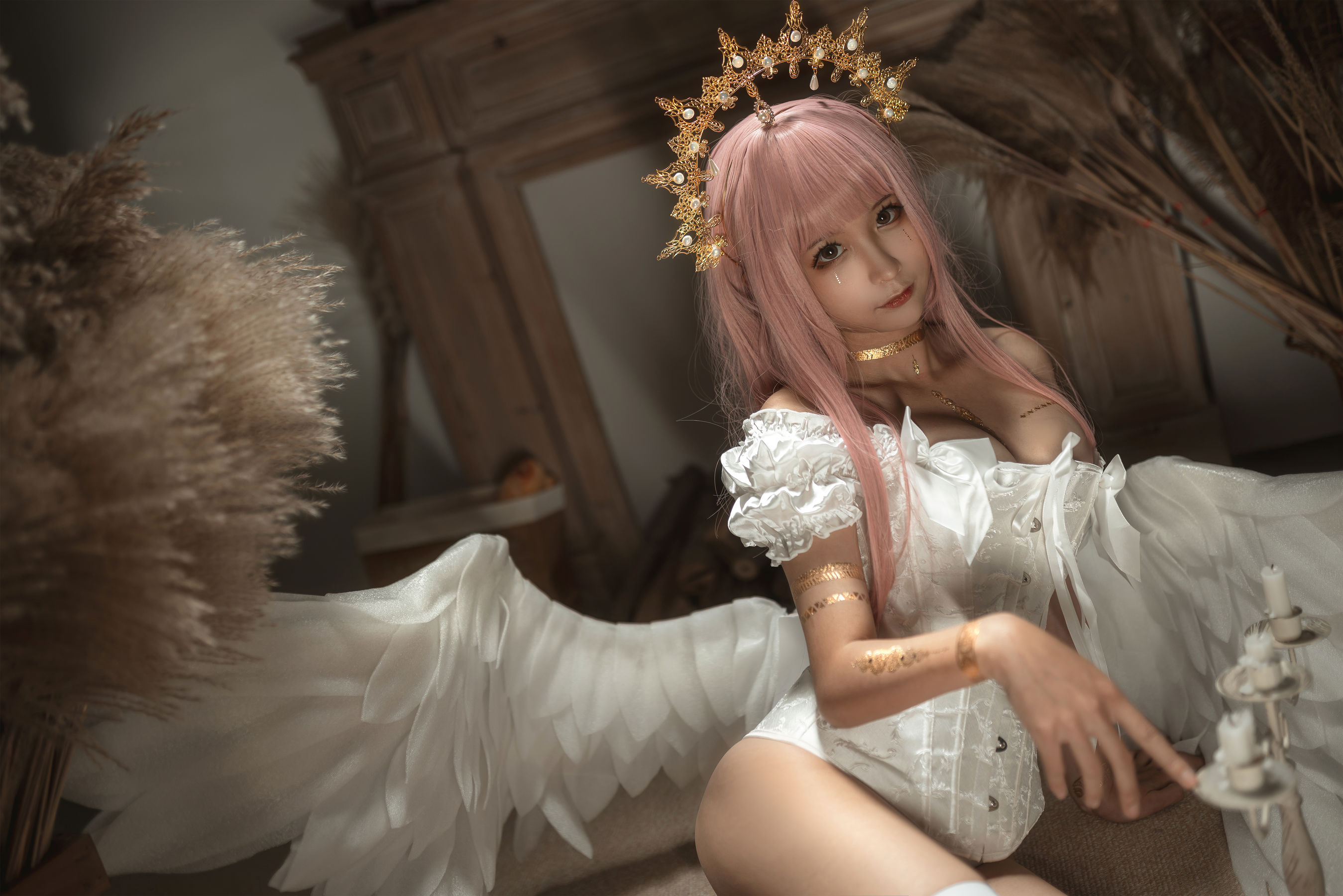 动漫博主蠢沫沫 – 圣天使 [40P]