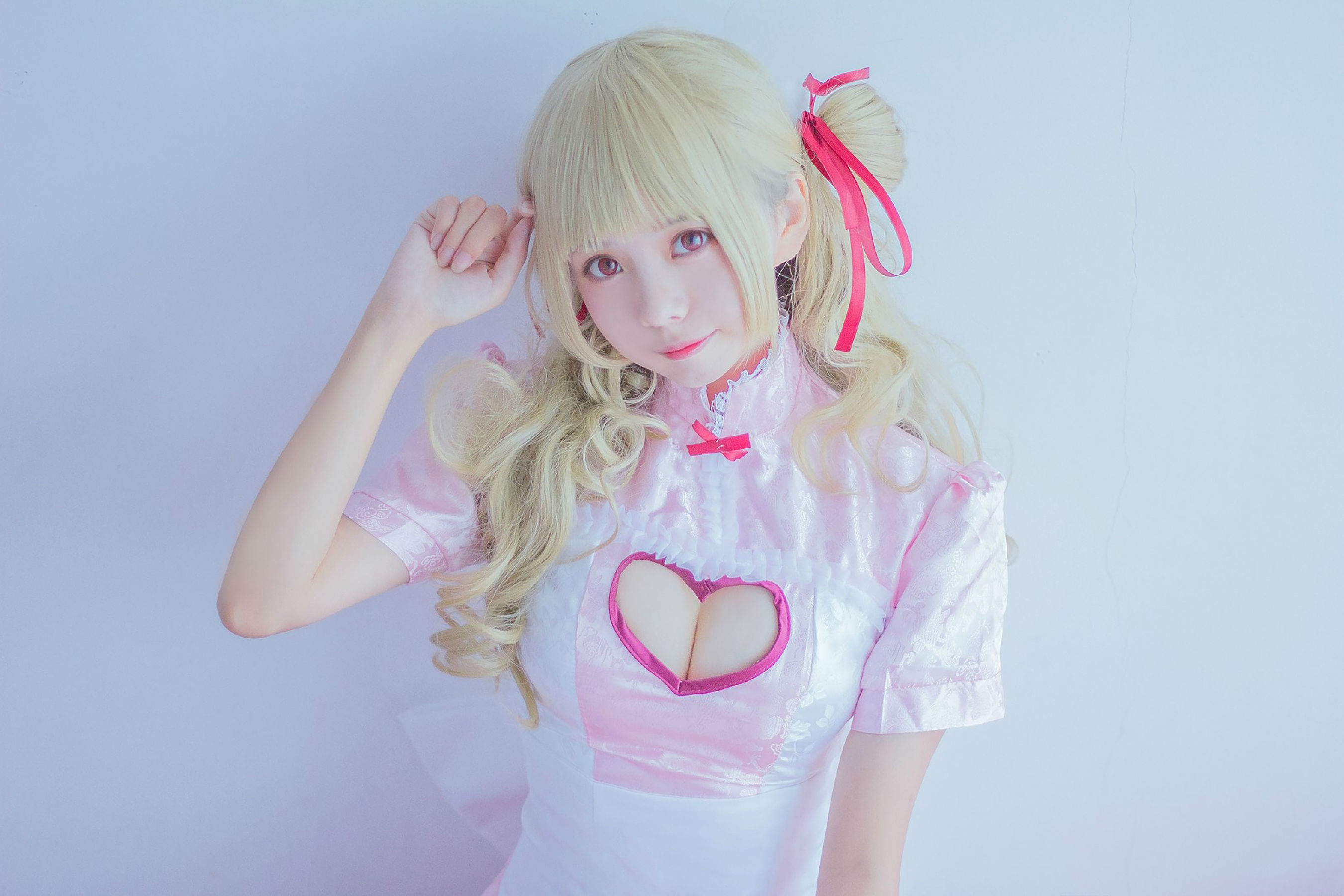 [Cosplay写真] 萌系小野妹子w – 双马尾什么的太可爱了 [9P]