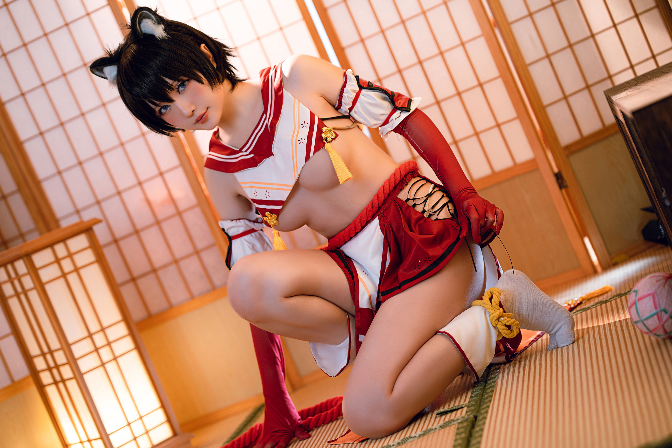 Coser小姐姐星之迟迟 – 春日椿 [35P]