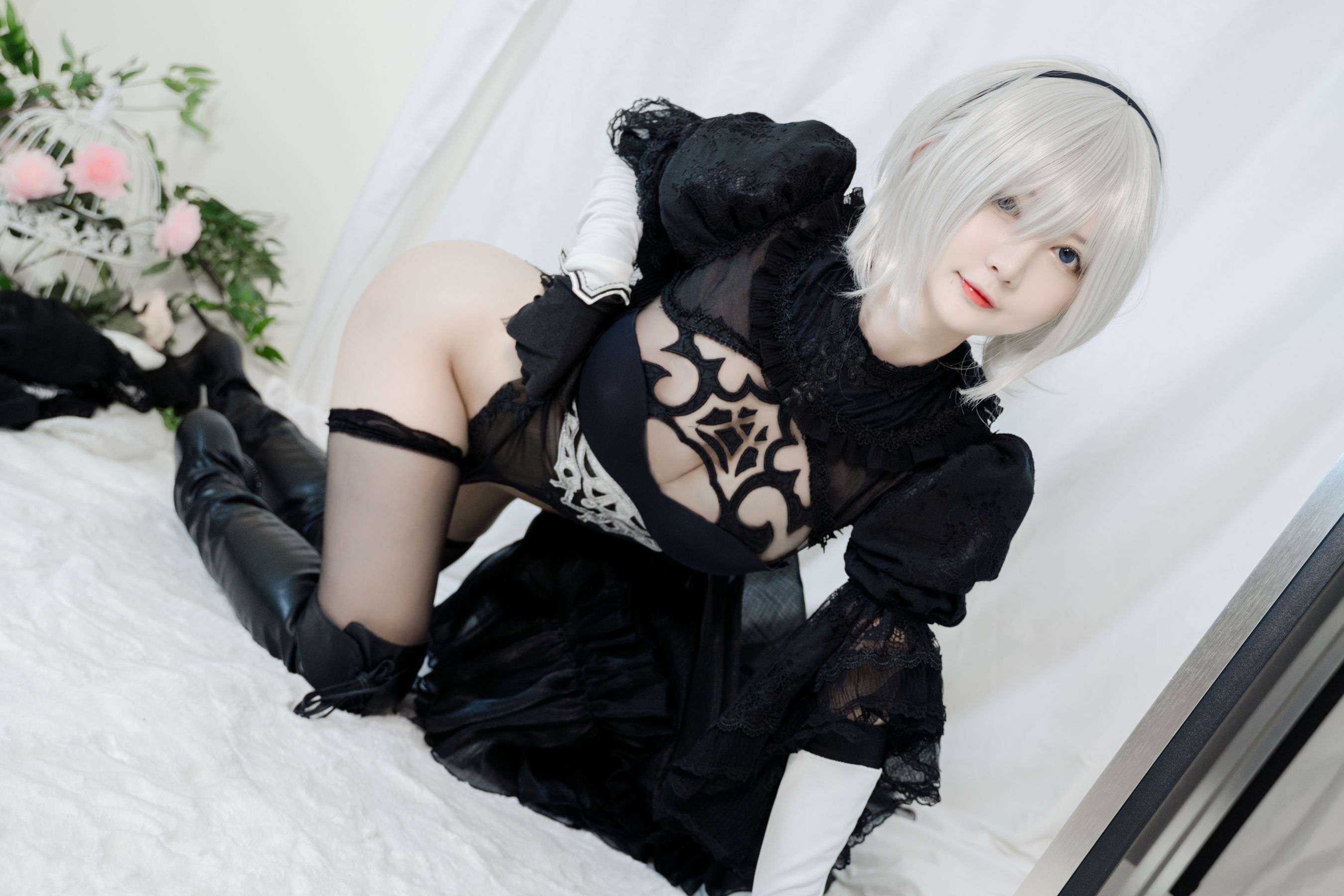 51酱 – 2B黑婚纱 [53P]