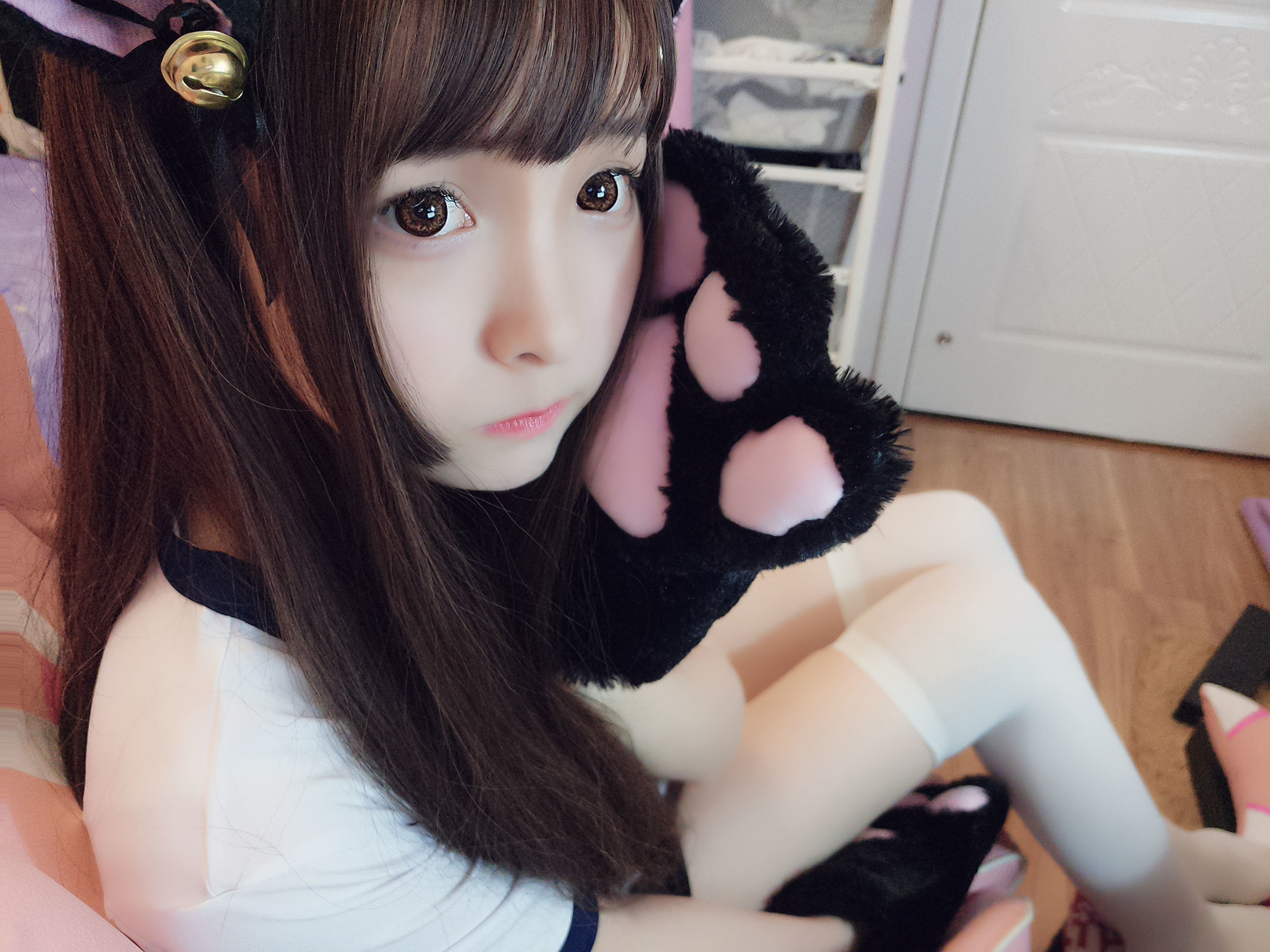 二次元美女古川kagura – 猫耳体操 [11P]