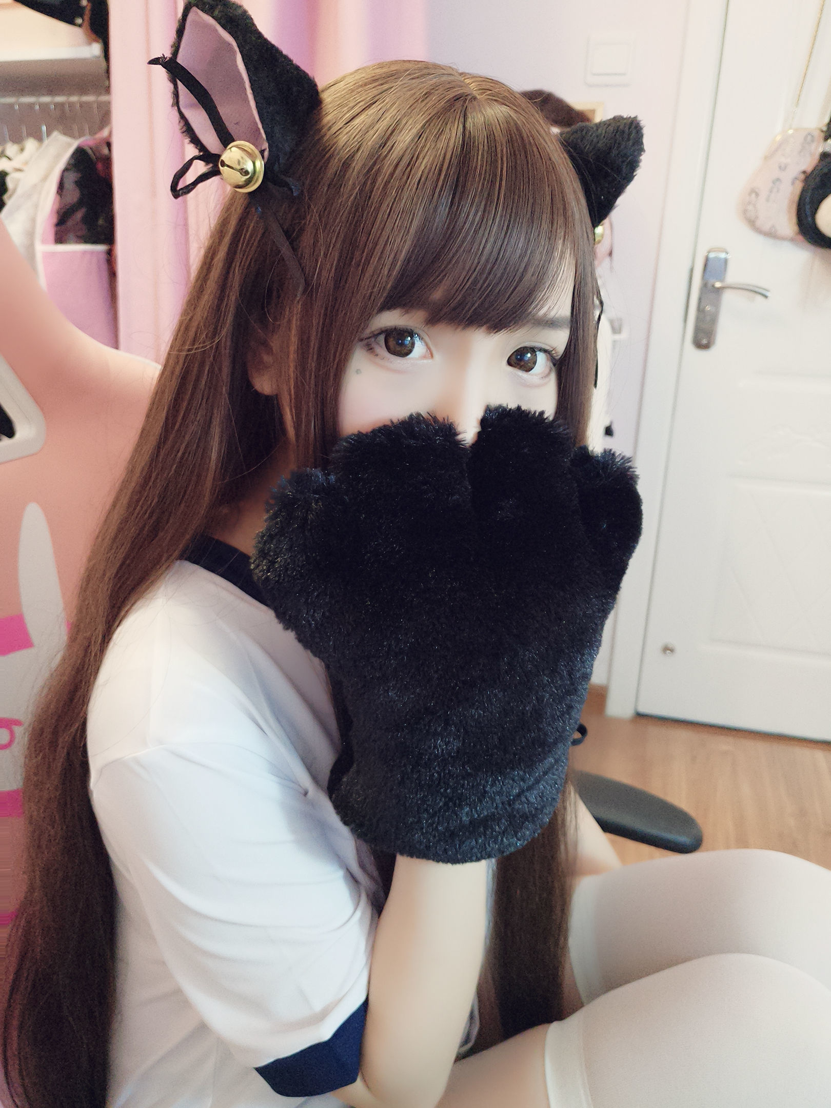 二次元美女古川kagura – 猫耳体操 [11P]