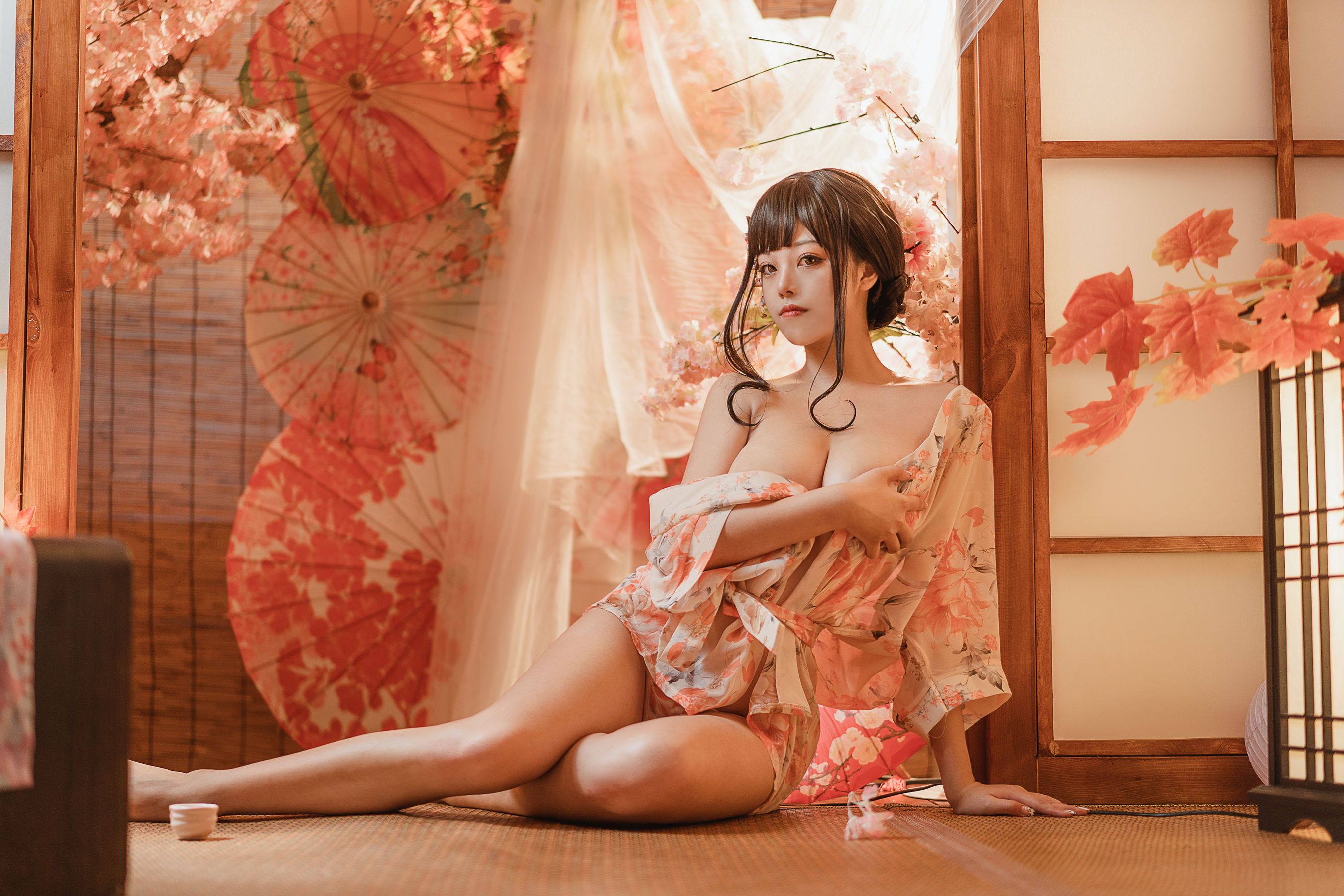 萌系小姐姐蜜汁猫裘 – 浴娘2 [37P]