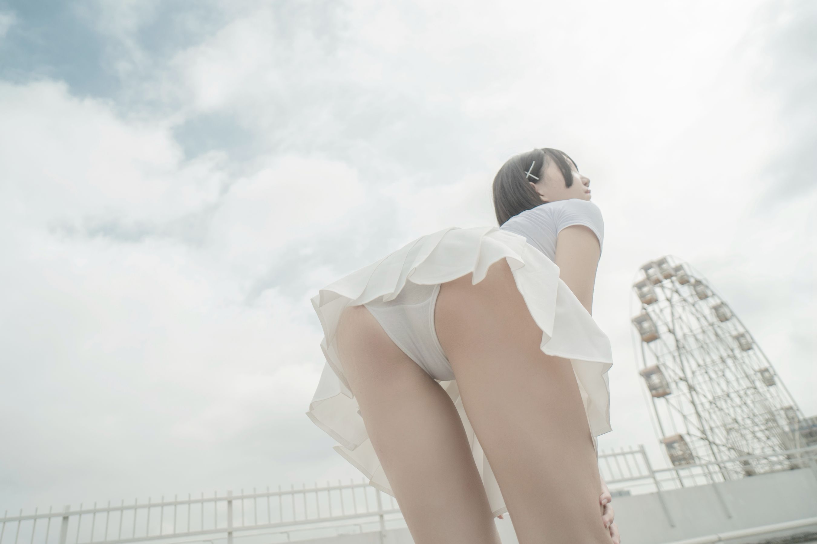 鬼马少女阿薰kaOri – 天台 [82P]