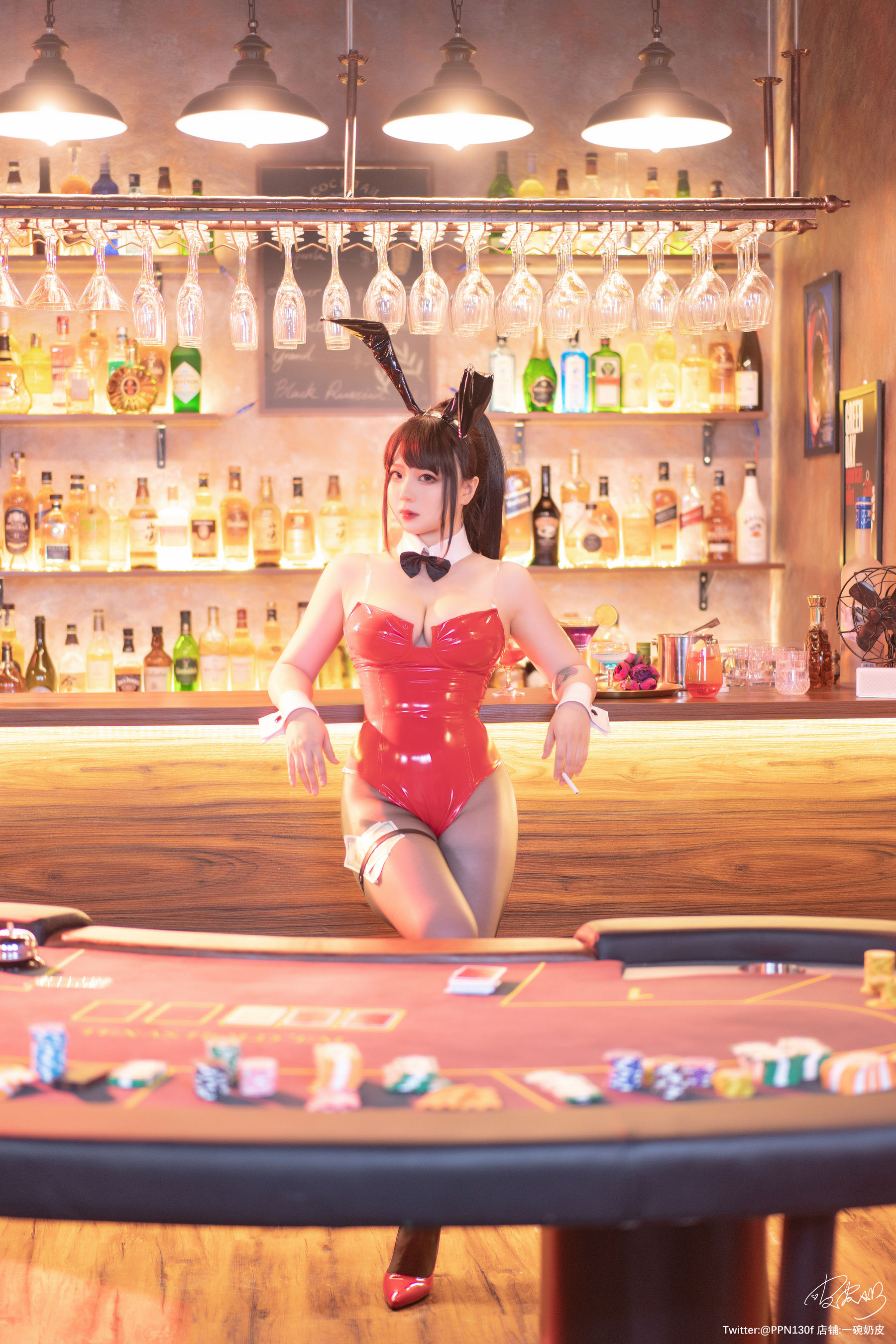 皮皮奶可可爱了啦 – 元旦兔女郎 [47P]