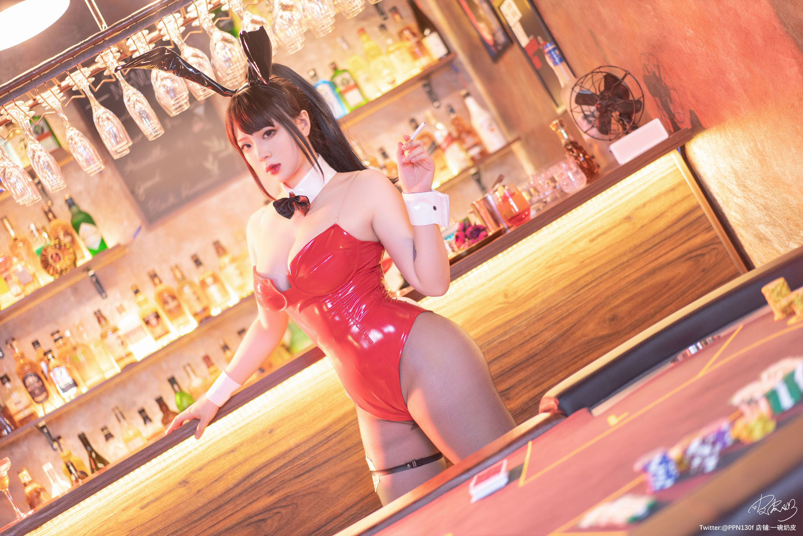 皮皮奶可可爱了啦 – 元旦兔女郎 [47P]