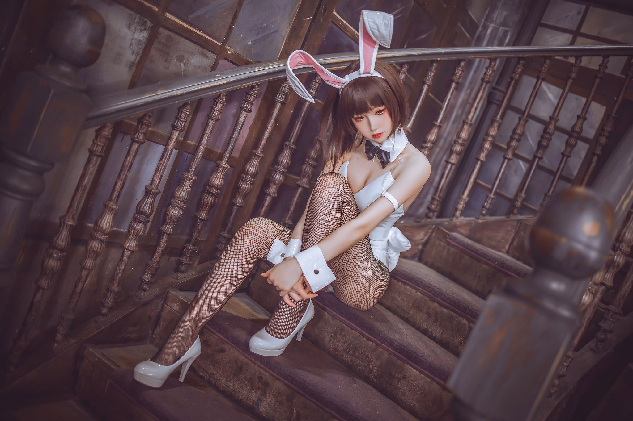 Coser衣衣 – 加藤惠兔女郎 [52P]