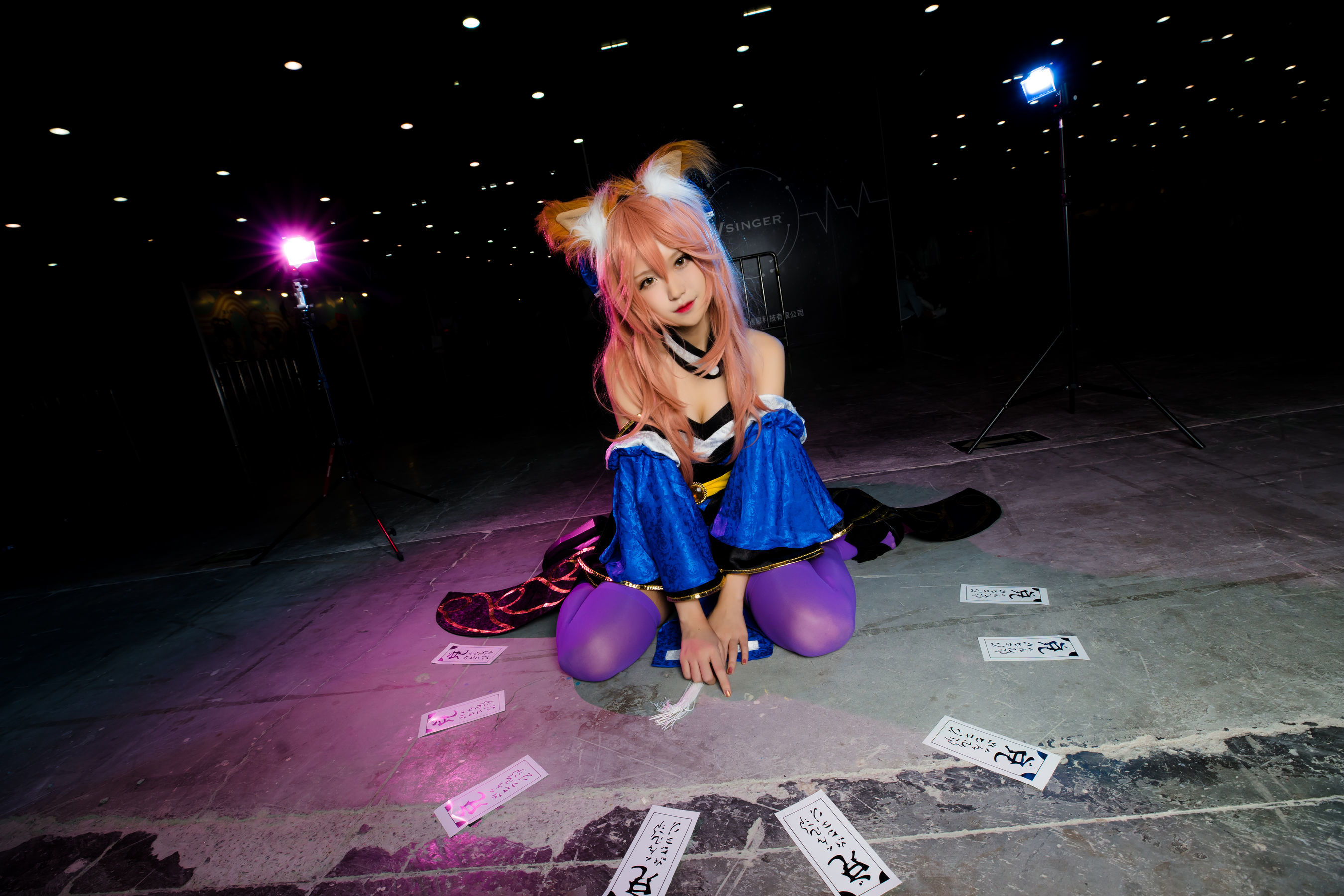 [萝莉COS] 腐团儿Ikaros – 霞之丘诗羽+玉藻前+甄姬 [11P]