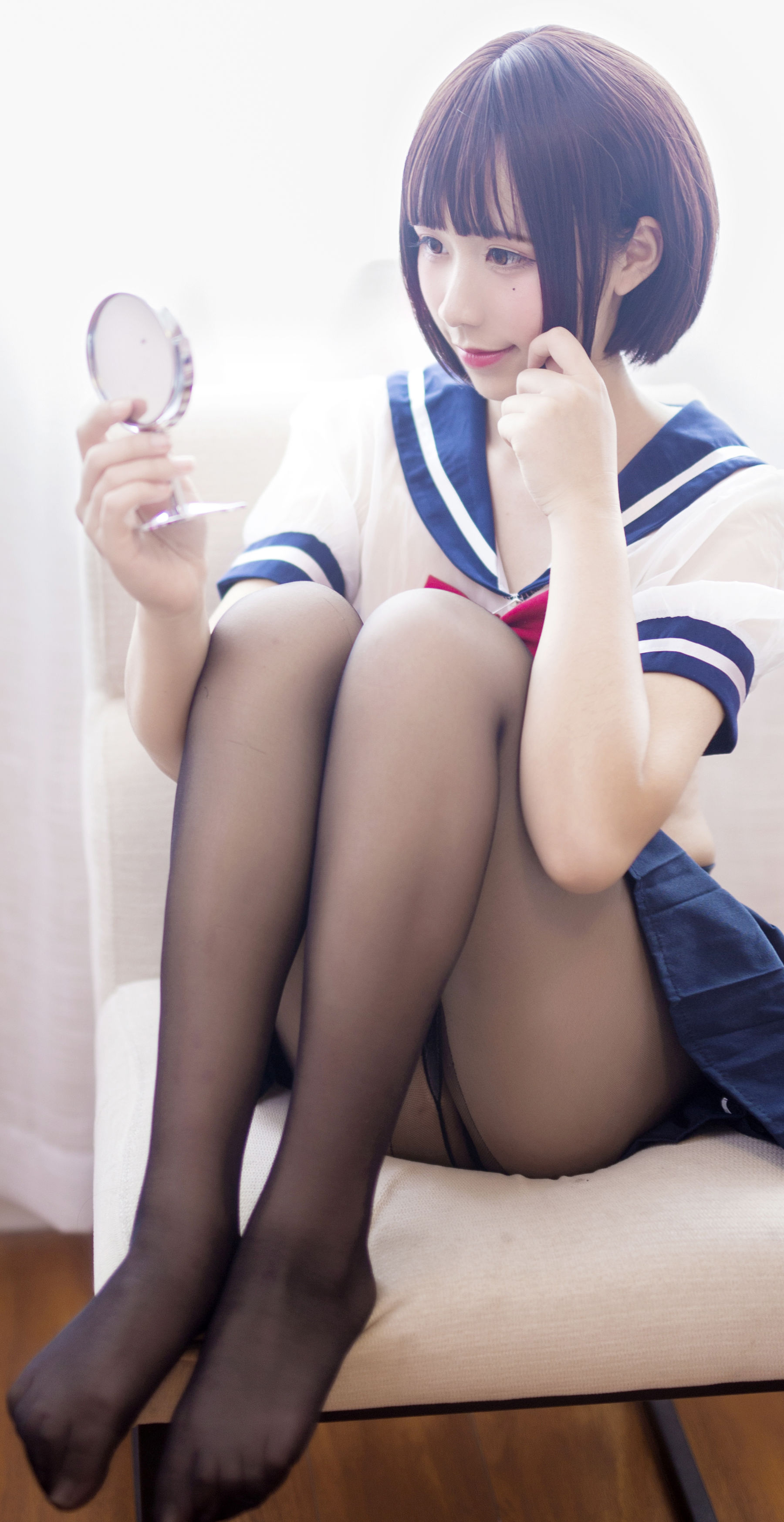 动漫博主九曲Jean JK透明制服 [21P]