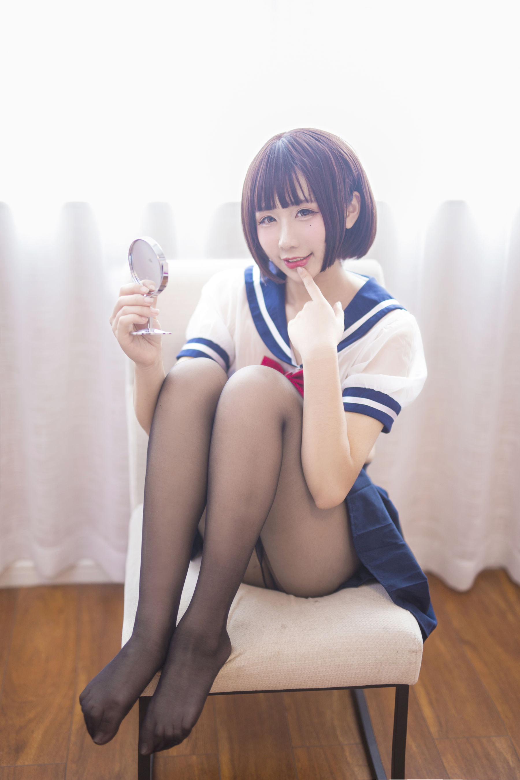 动漫博主九曲Jean JK透明制服 [21P]