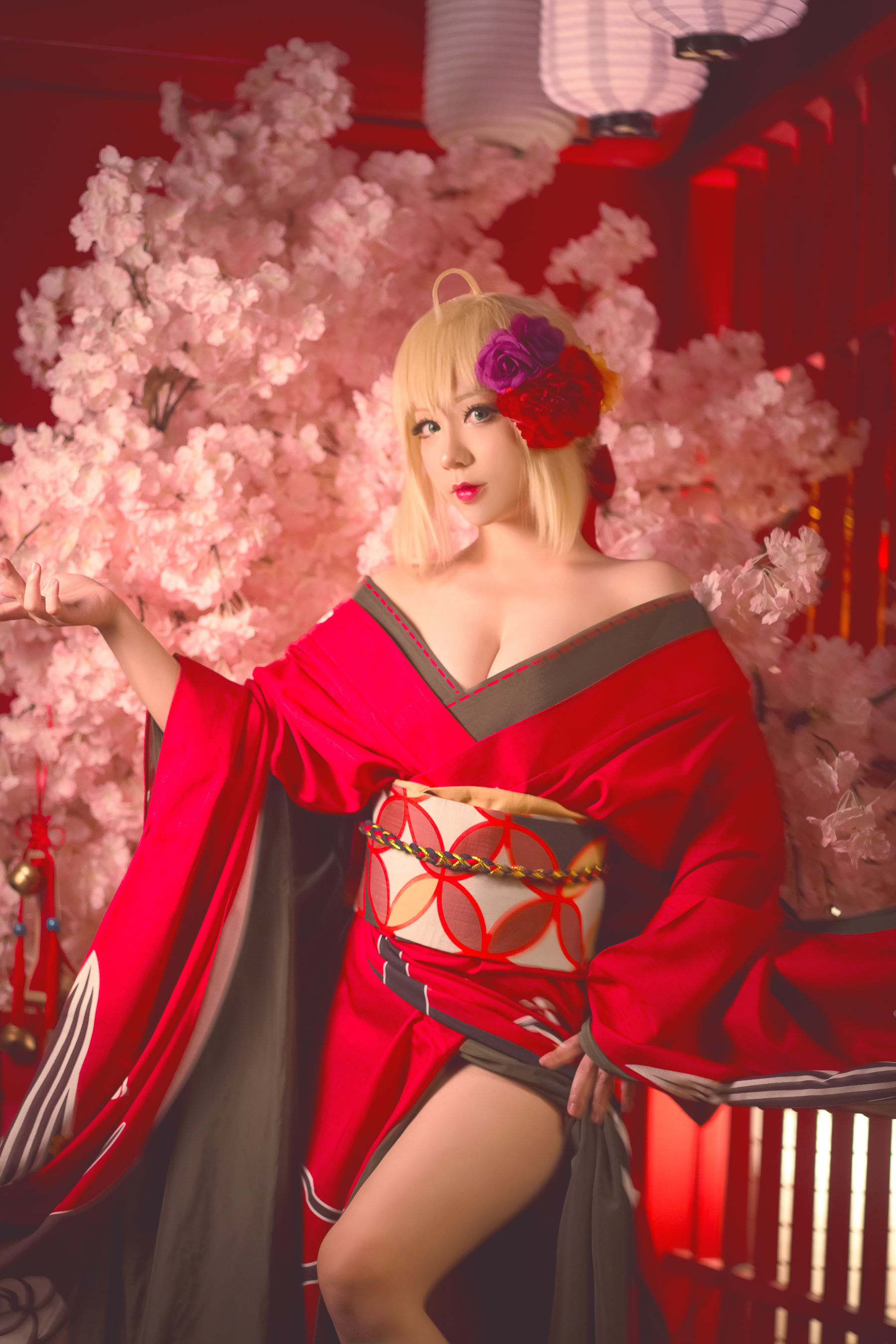 Cos千寻大人 尼禄 之 和服 [7P]