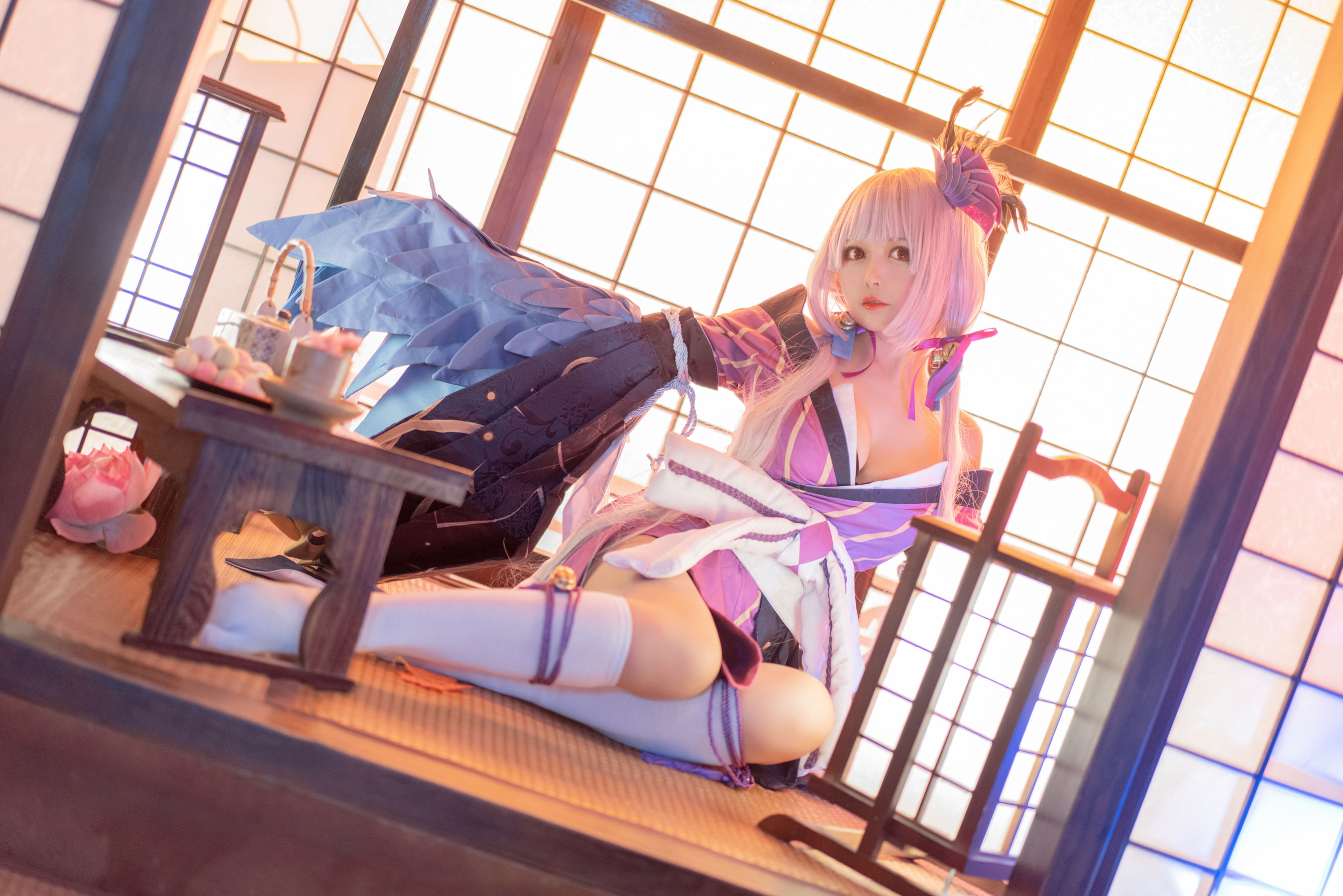 [Cosplay写真] 大眼萌妹黑猫猫OvO – 以津真天 [15P]