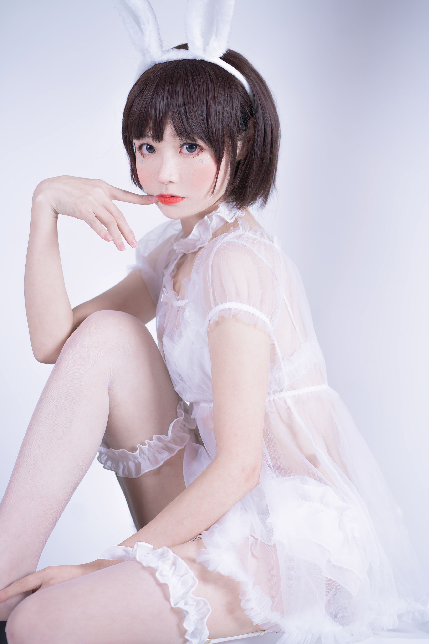 薄墨锦狐&#038;三笑 黑白兔子私房百合 [32P]