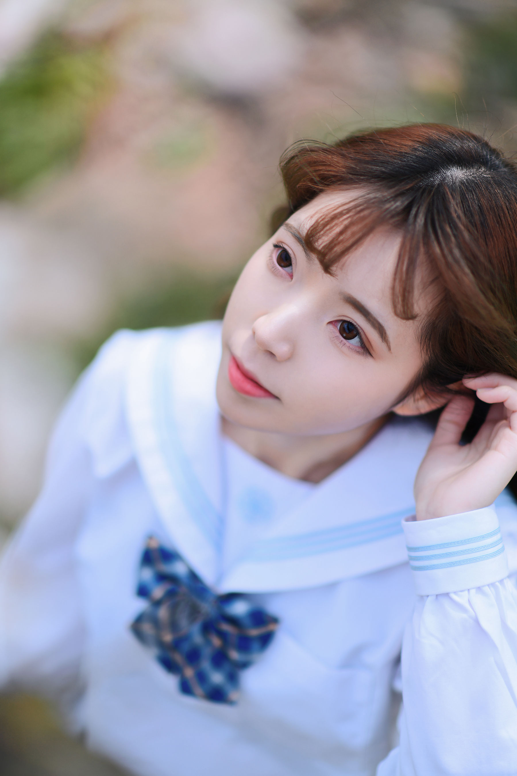 可爱妹子Fushii_海堂 – 樱花树下 [41P]