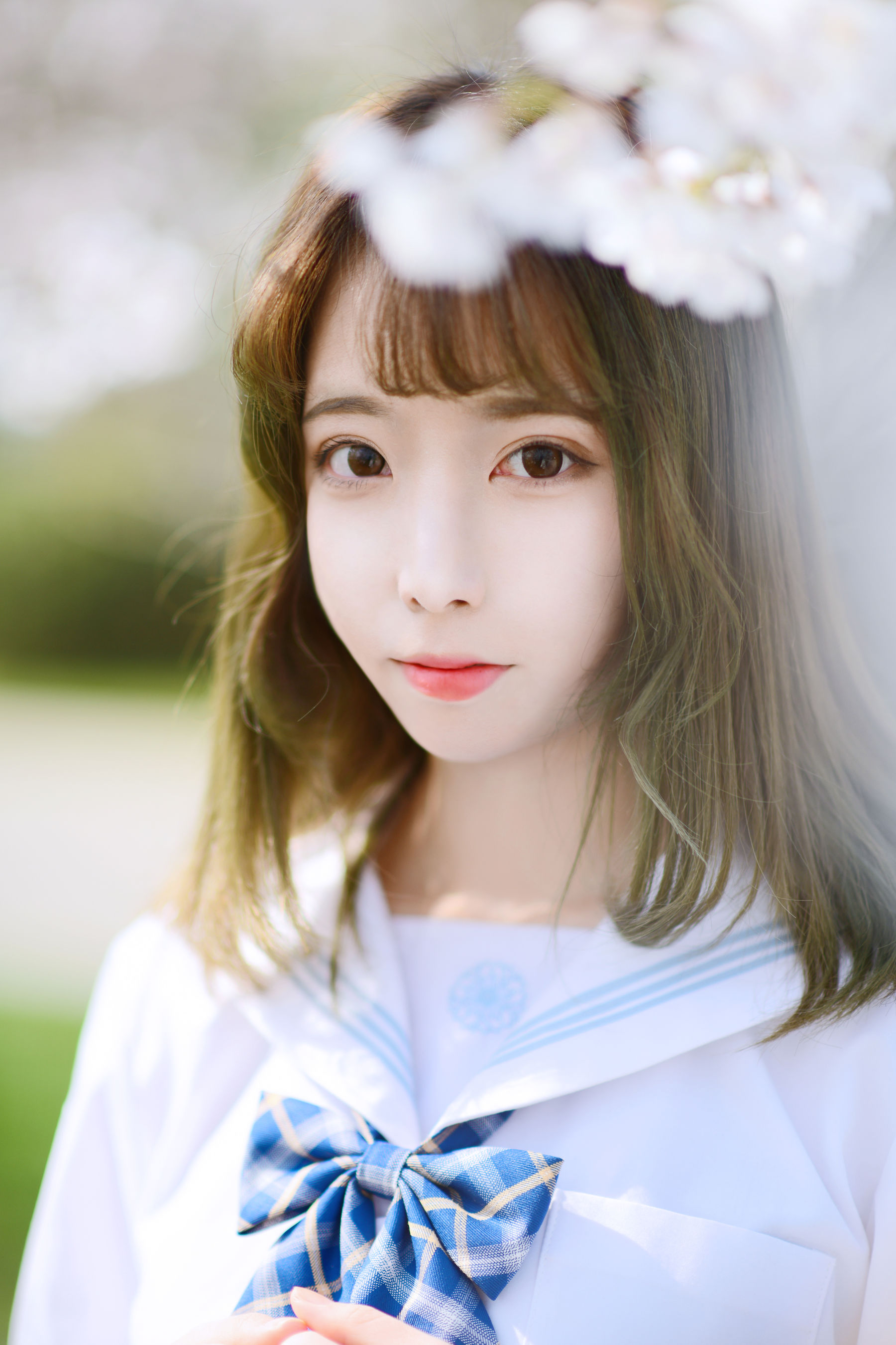 可爱妹子Fushii_海堂 – 樱花树下 [41P]