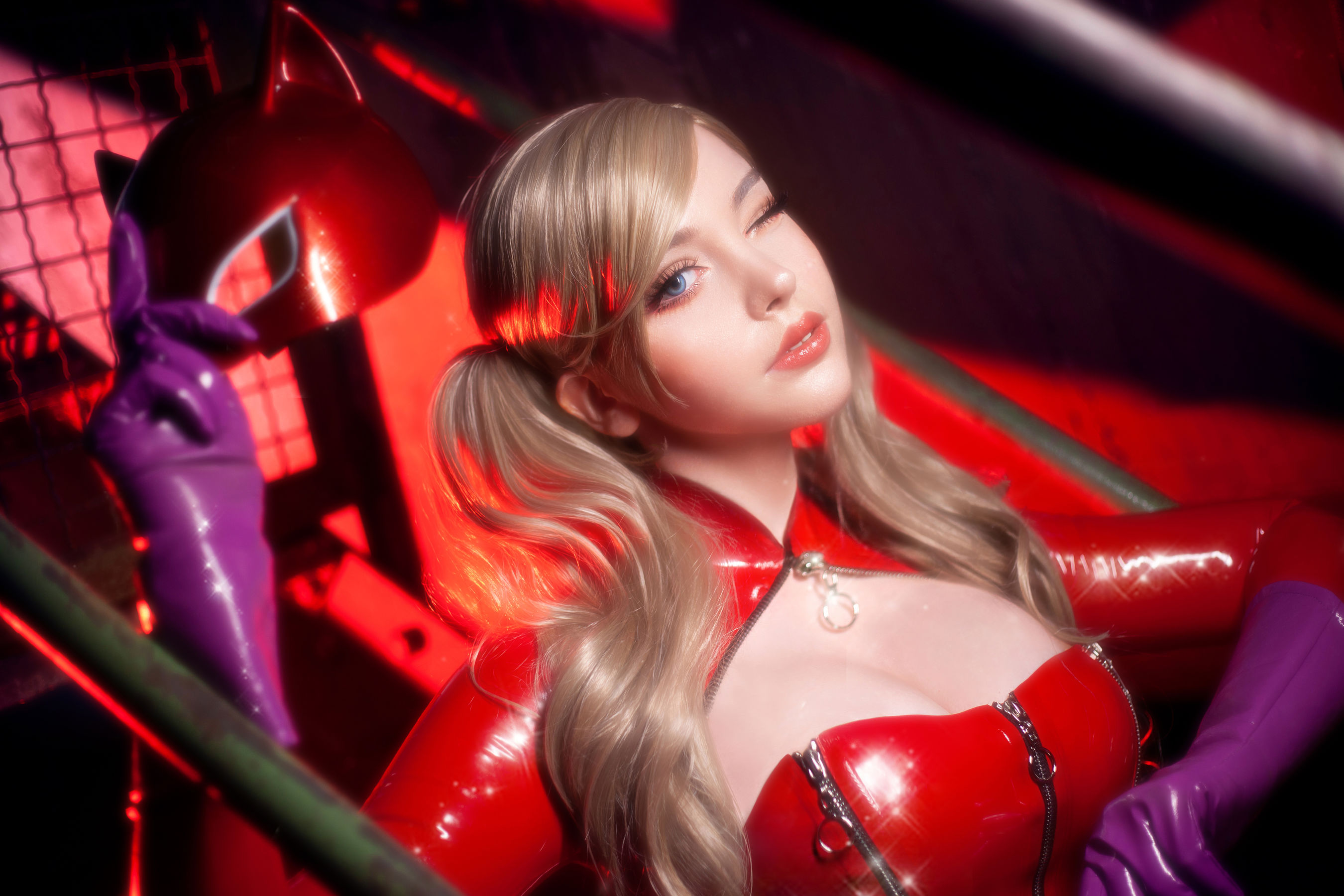 国外美女SayaTheFox – Ann Takamaki [10P]