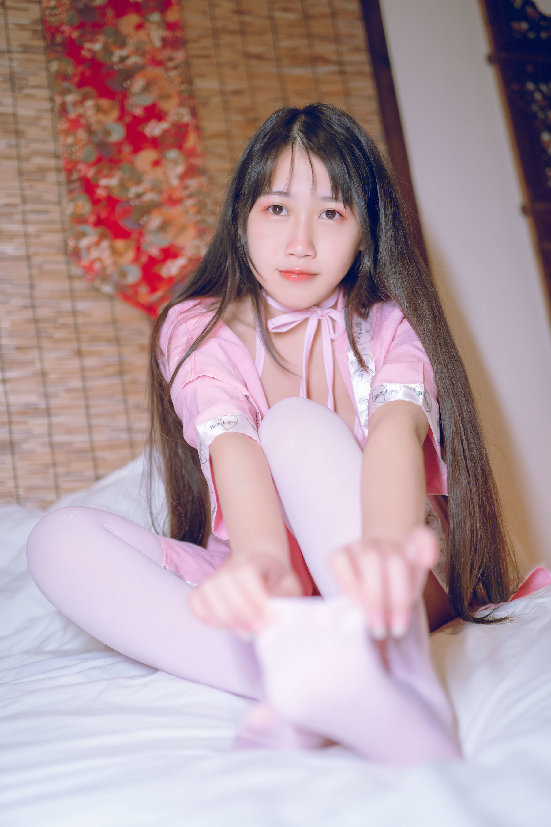 微博人气Coser不呆猫 粉红 [14P]