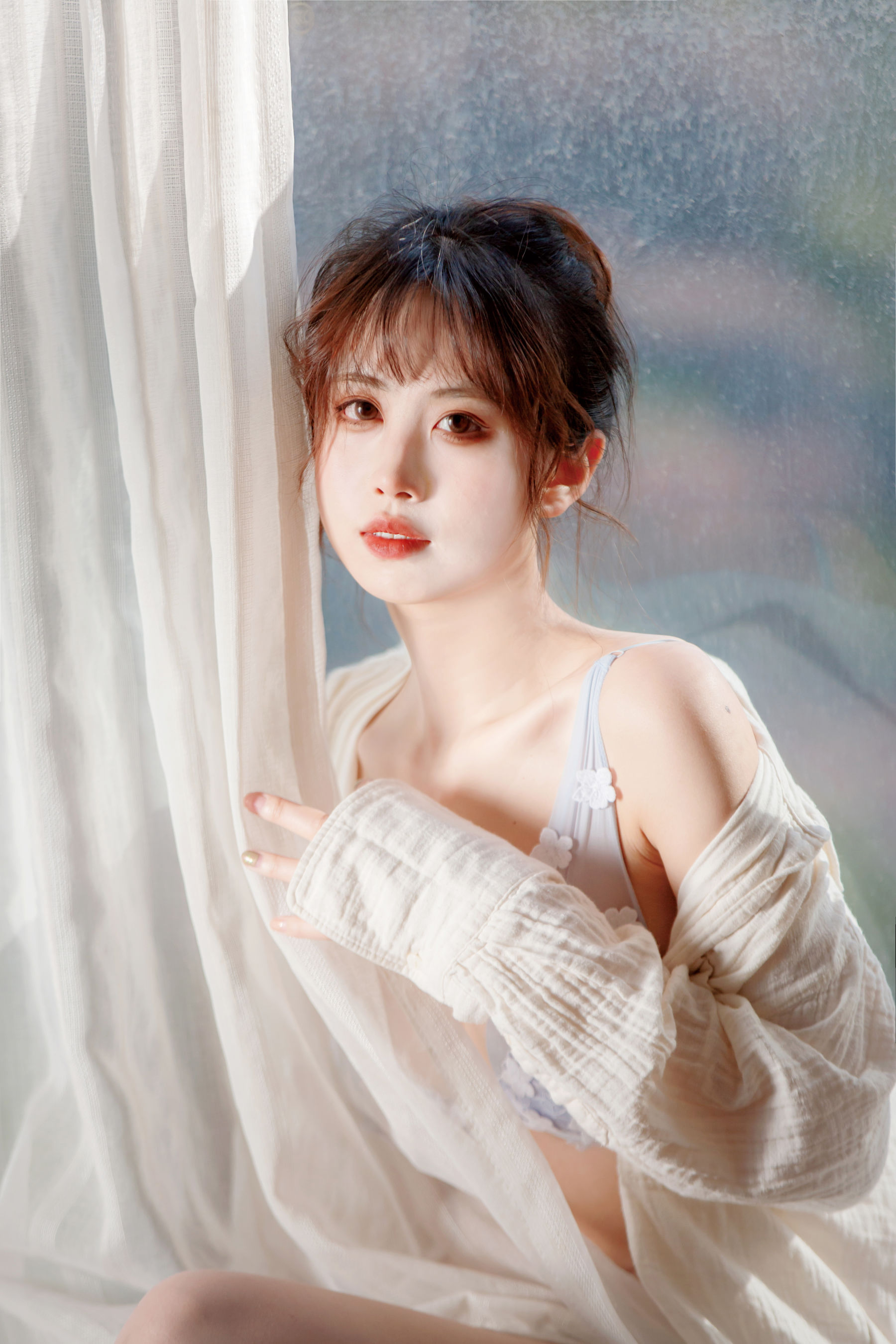 次元少女念雪ww – 居家蓝色 [25P]