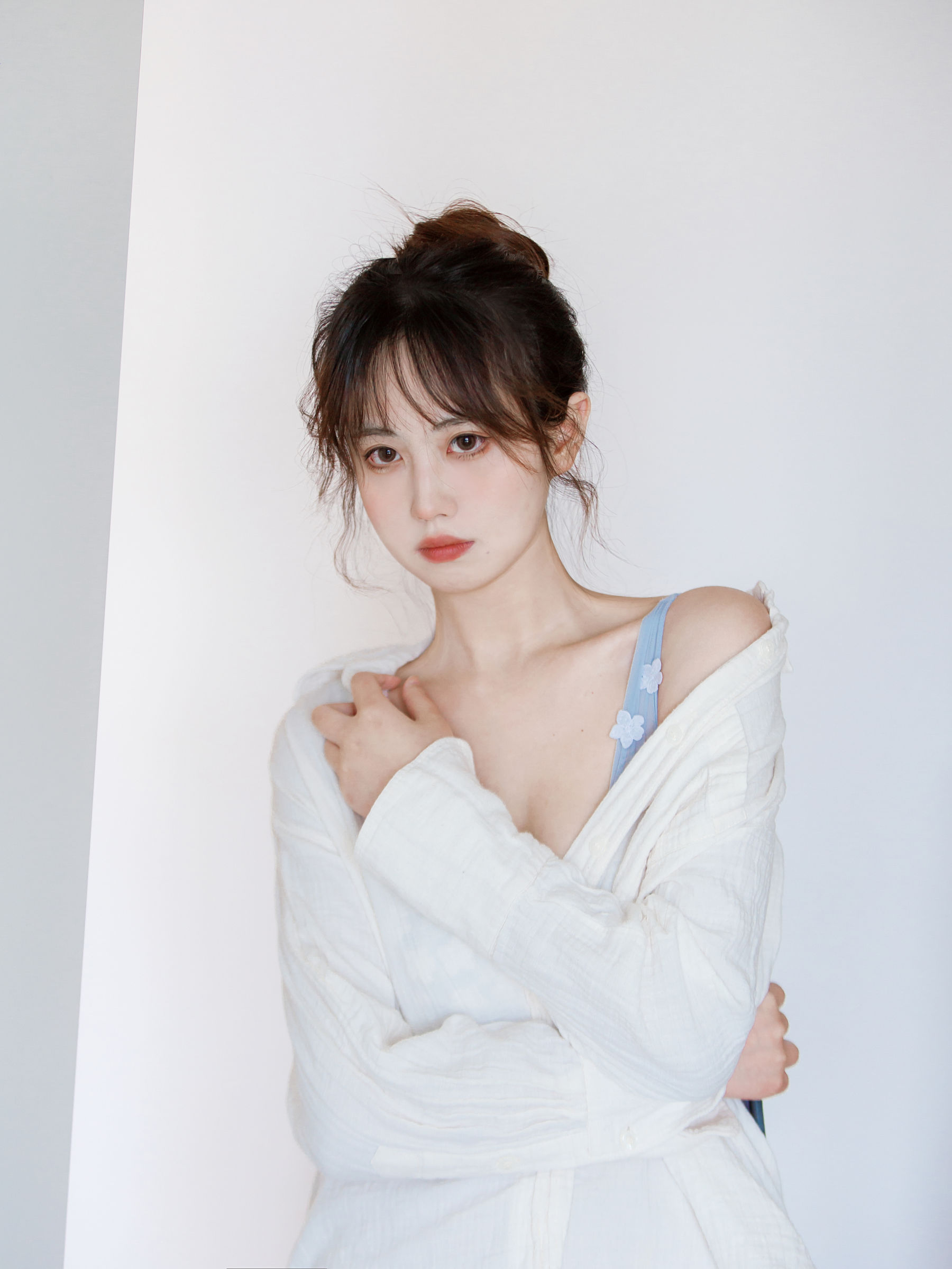 次元少女念雪ww – 居家蓝色 [25P]