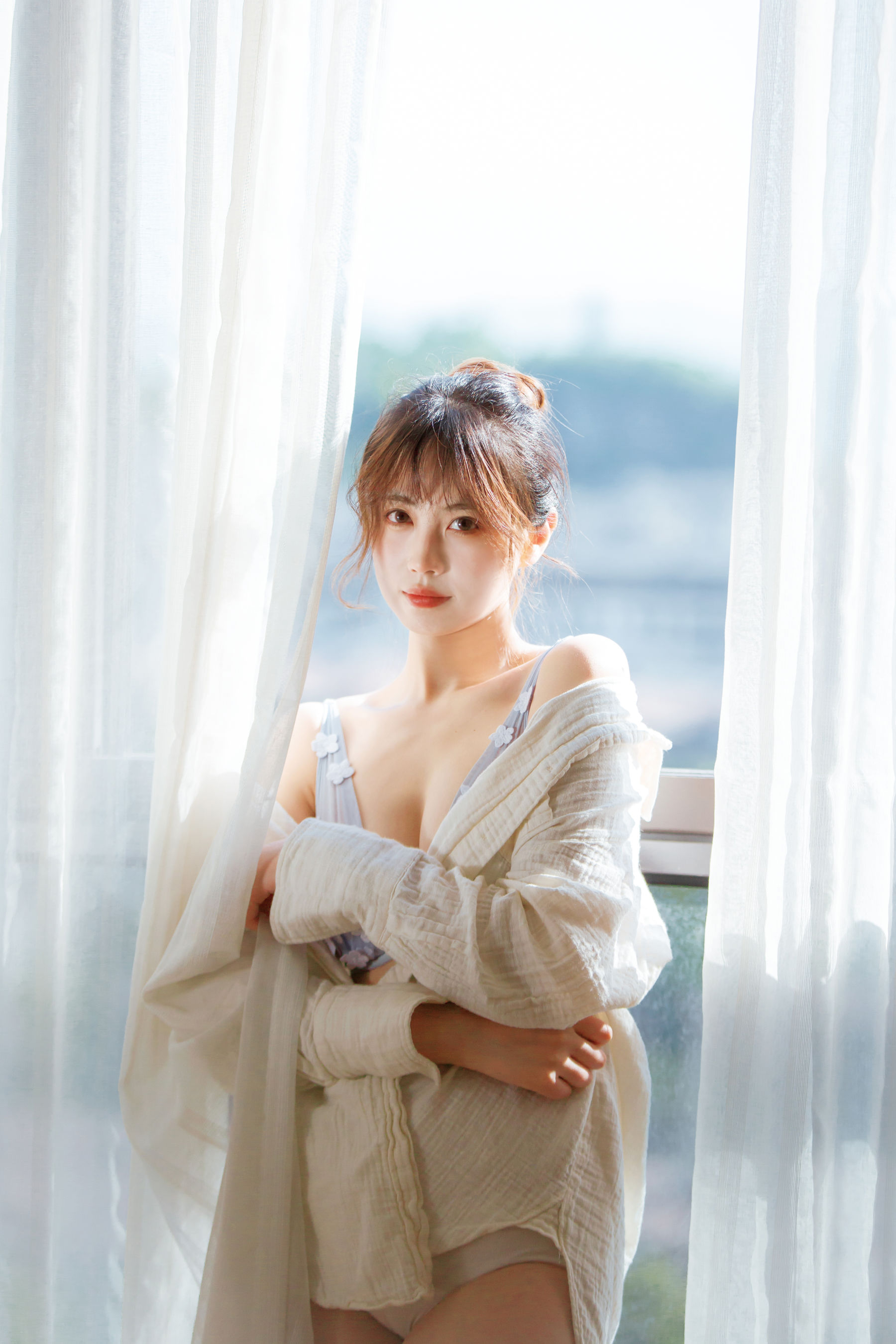 次元少女念雪ww – 居家蓝色 [25P]