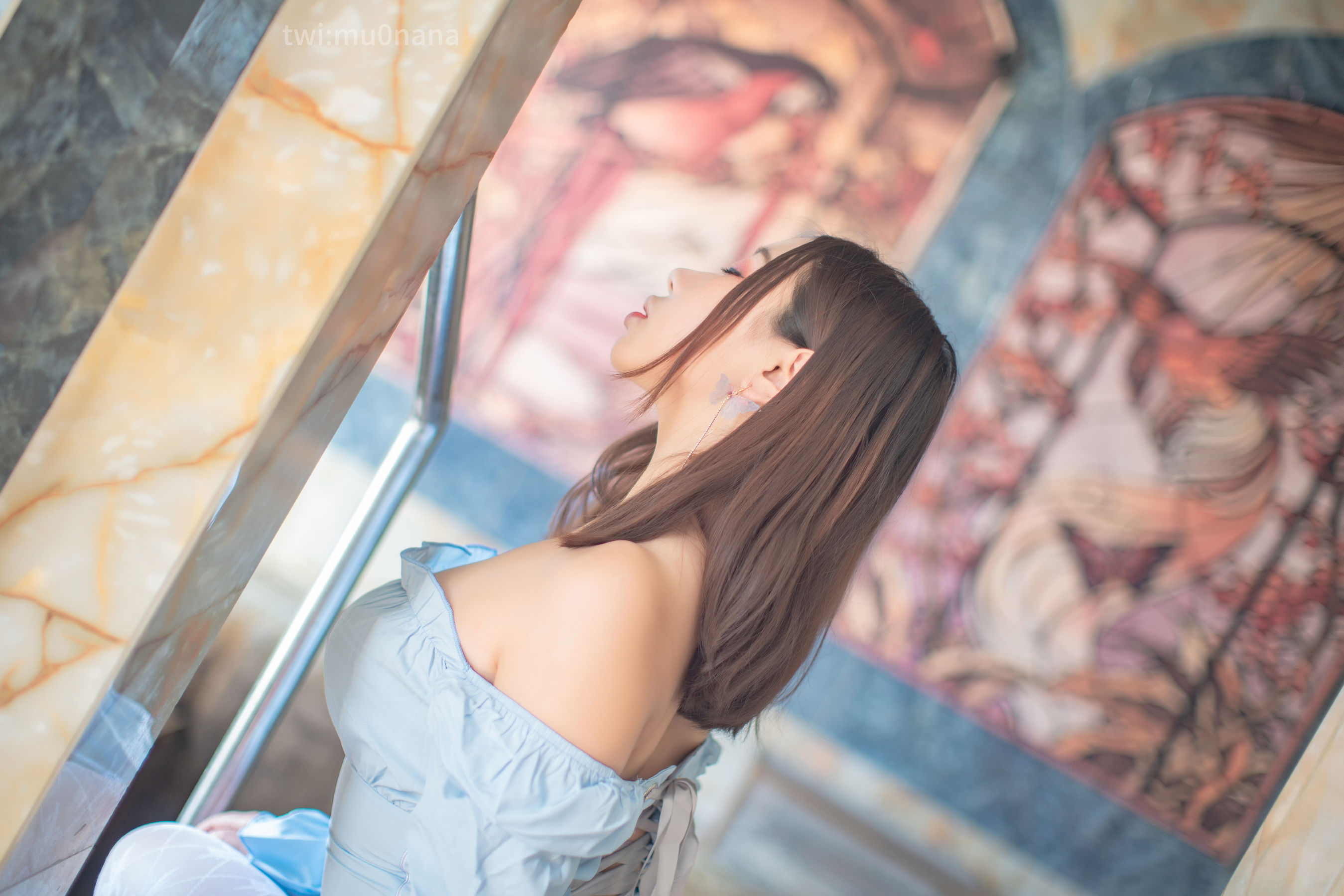 动漫博主穆零Mu0 – 温泉 白丝 [37P]