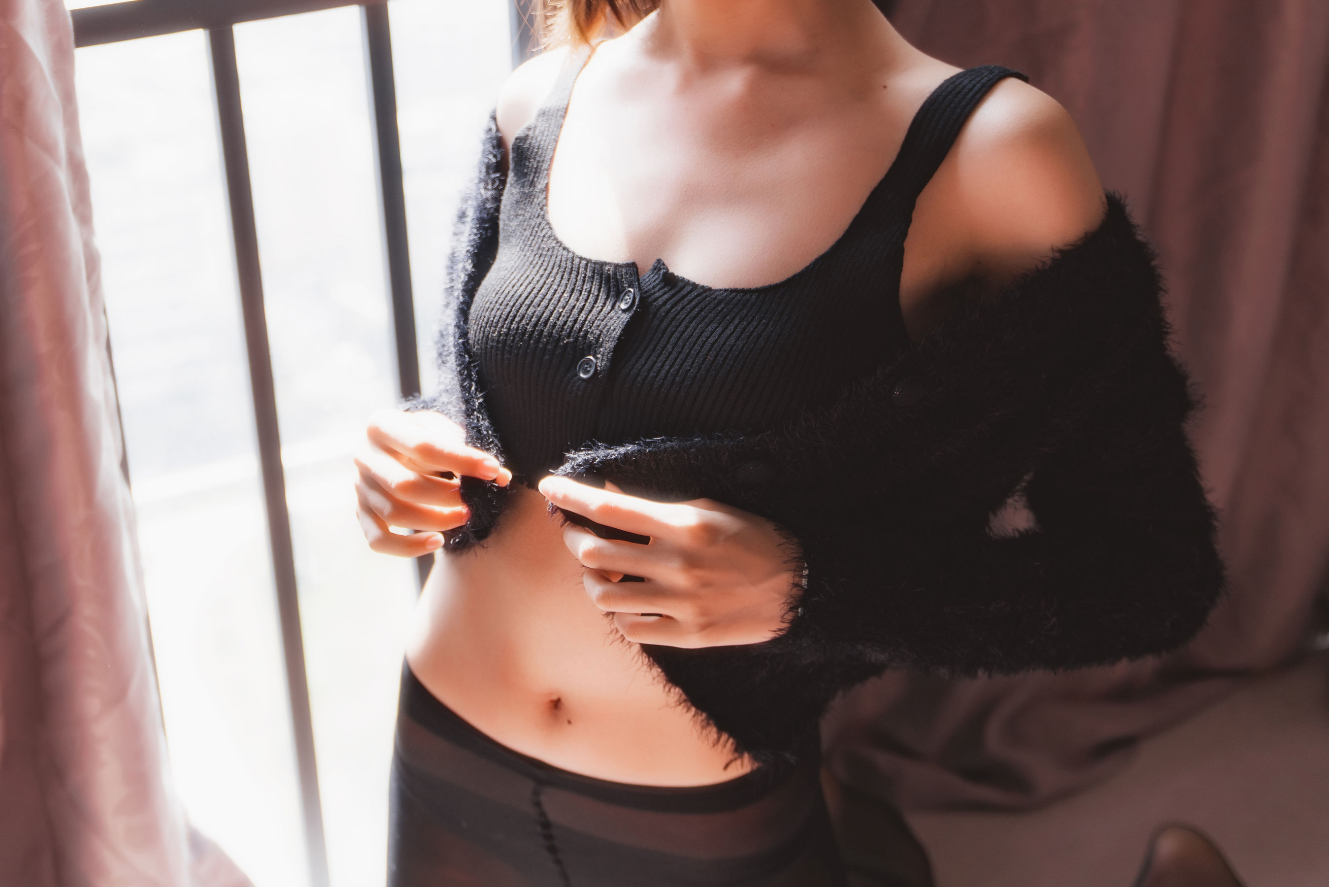 萌系小姐姐木绵绵OwO – 黑丝私房A [41P]