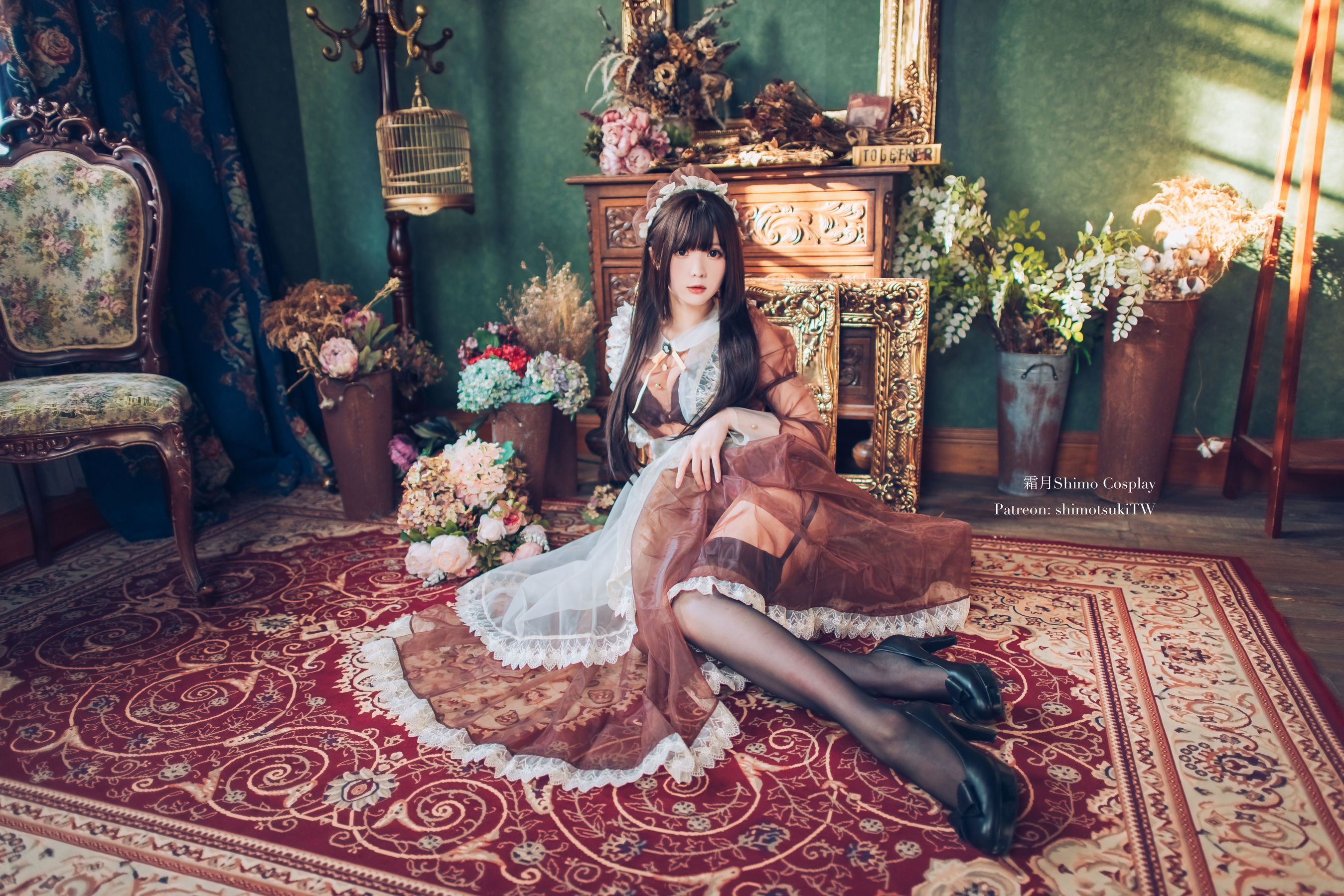 微博妹纸霜月shimo – 女仆 [15P]