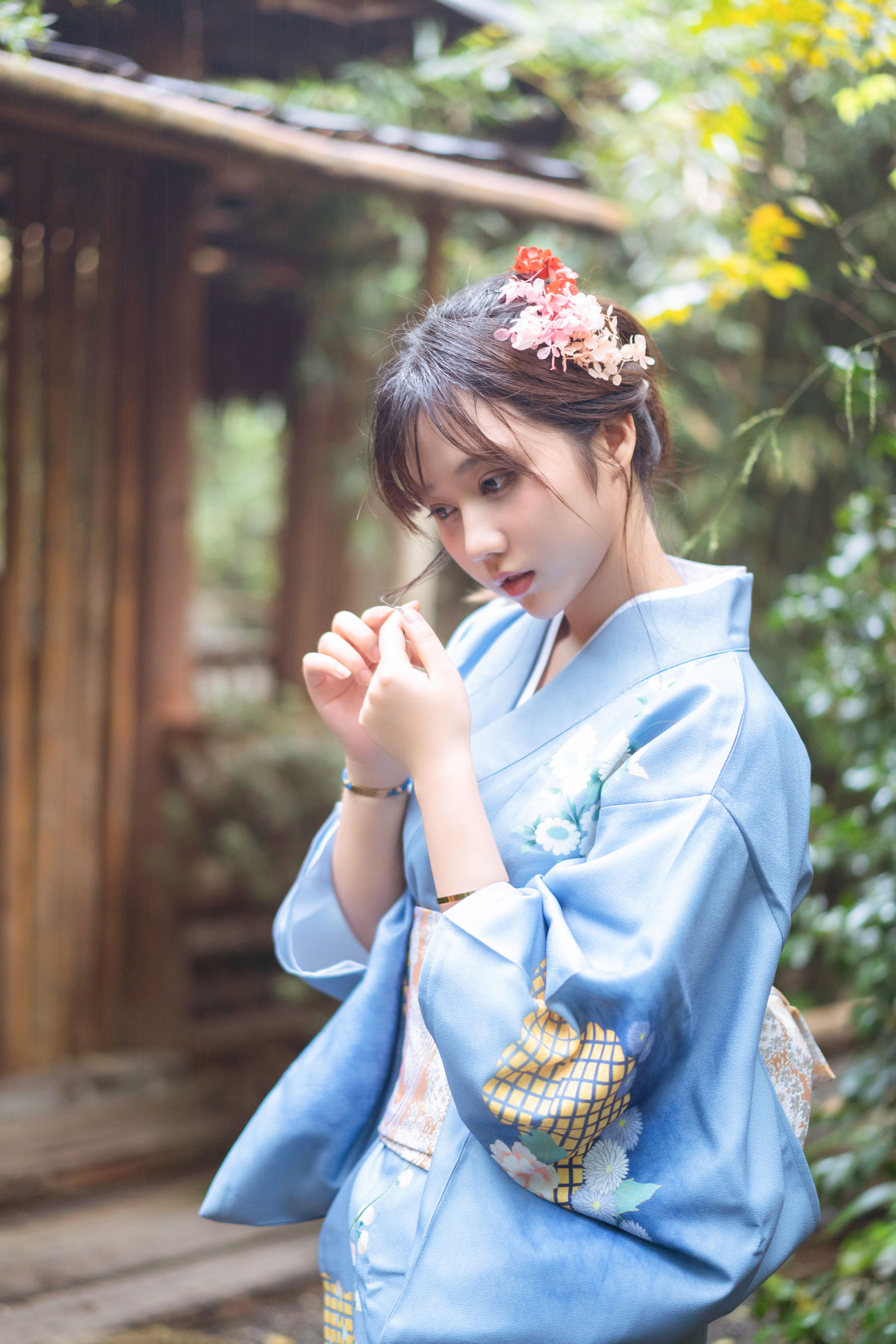 微博福利姬镜酱 私奔之和服 [19P]